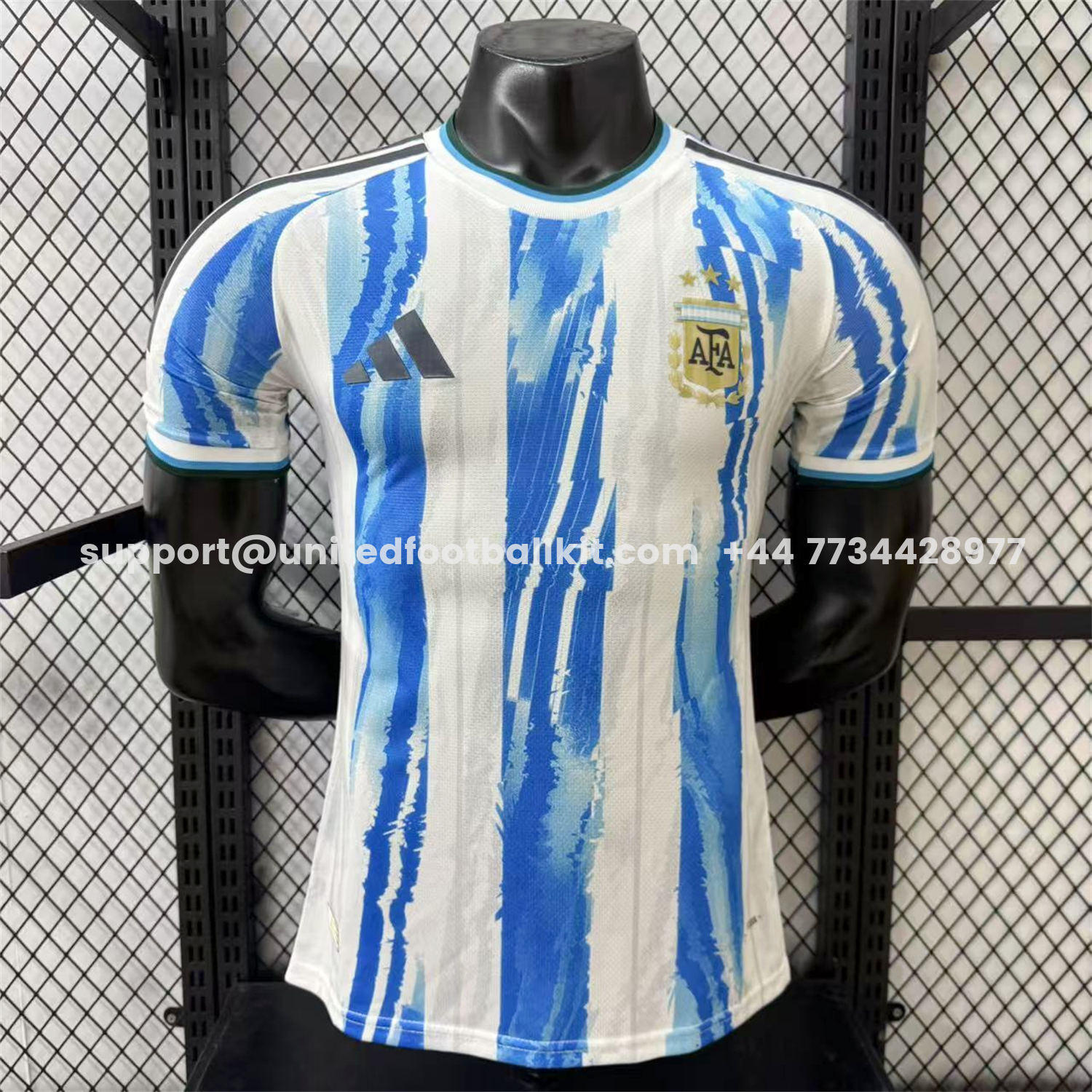 Unitedfootballkit.com | Argentina 2026 Blue And White Twill Special Jersey - Player Version -Customize Name, Number and Patch | Worldwide Shipping