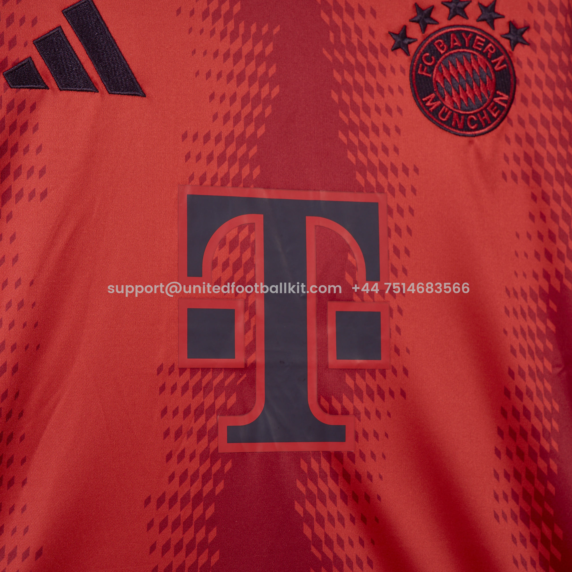 Unitedfootballkit.com | Bayern Munich 24-25 Home Long Sleeve Jersey - Fans Version -Customize Name, Number and Patch | Worldwide Shipping