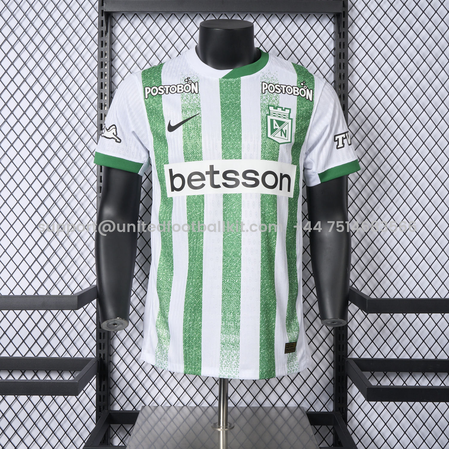 Unitedfootballkit.com | Atlético Nacional 25-26 Home Jersey - Player Version -Customize Name, Number and Patch | Worldwide Shipping