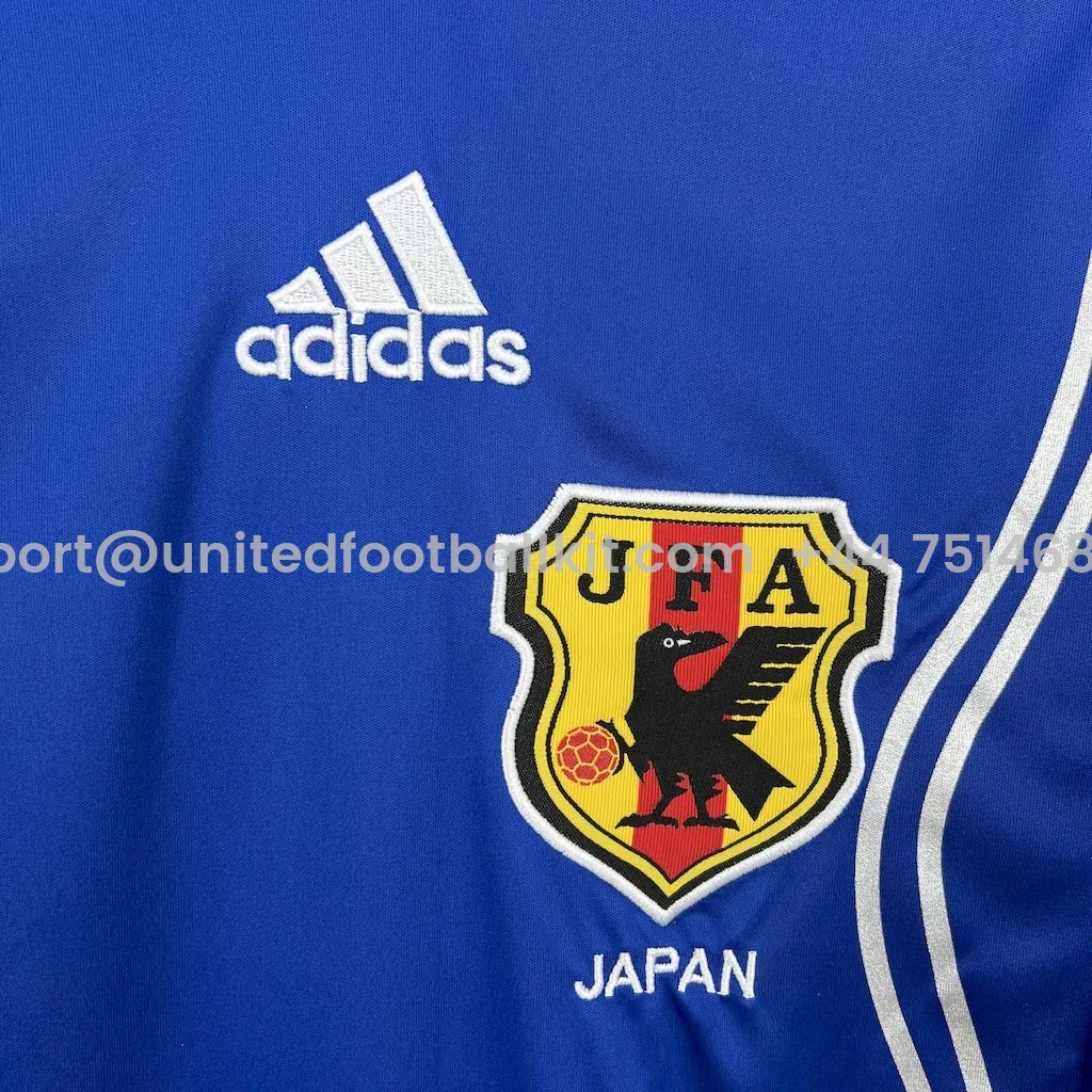 Unitedfootballkit.com | Retro Japan 2006 Home Long Sleeves Jersey -Customize Name, Number and Patch | Worldwide Shipping