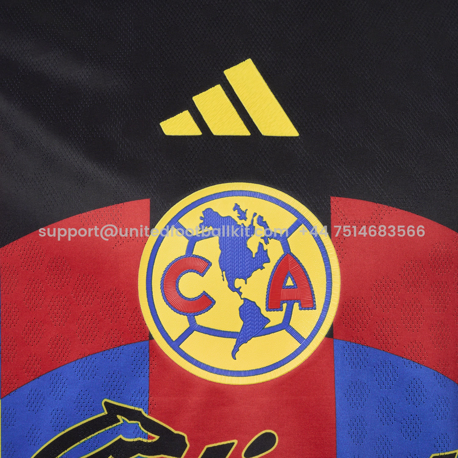 Unitedfootballkit.com | Club América 25-26 Home Long Sleeves Jersey - Player Version -Customize Name, Number and Patch | Worldwide Shipping