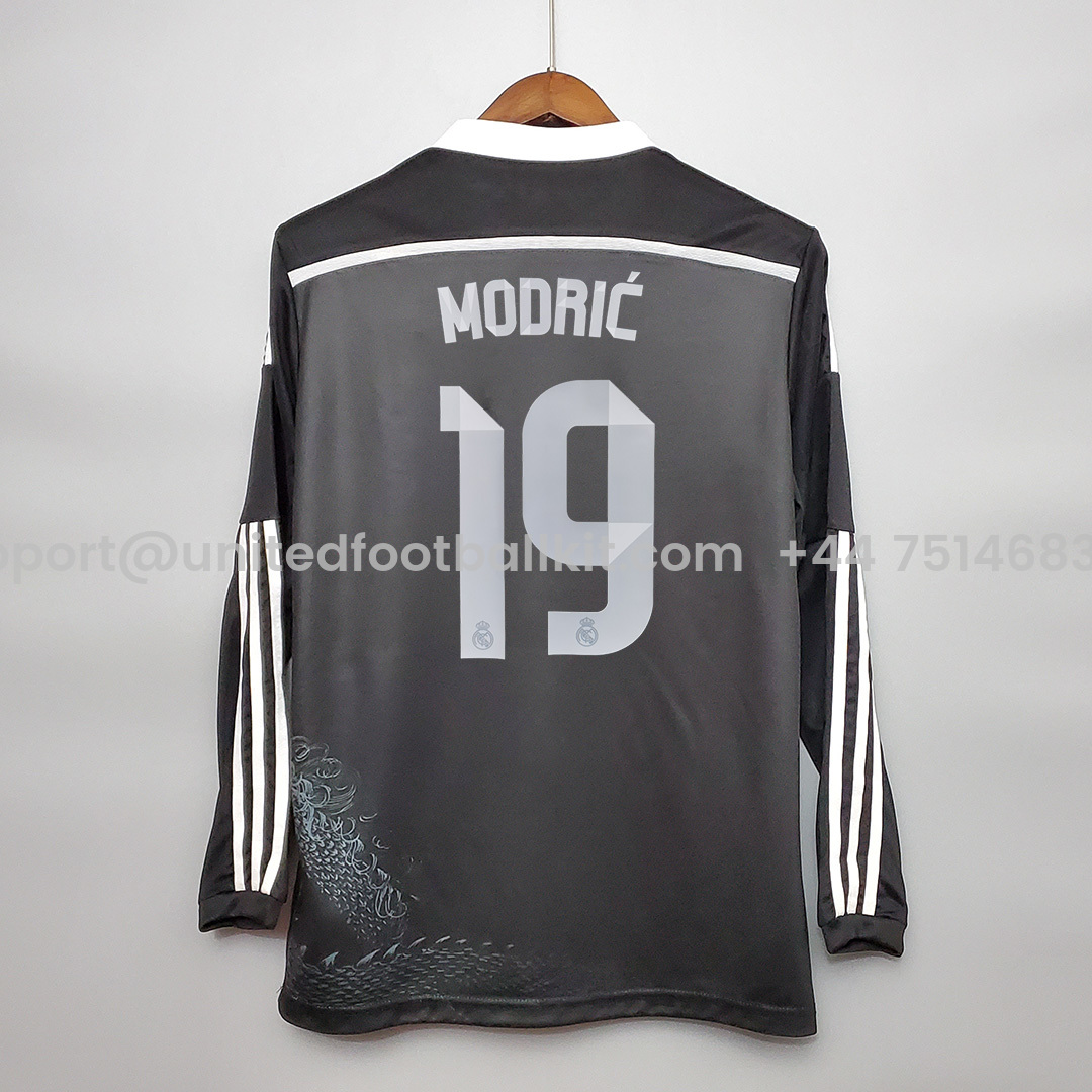 Unitedfootballkit.com | Retro Real Madrid 14-15 Third Long Sleeve Jersey -Customize Name, Number and Patch | Worldwide Shipping