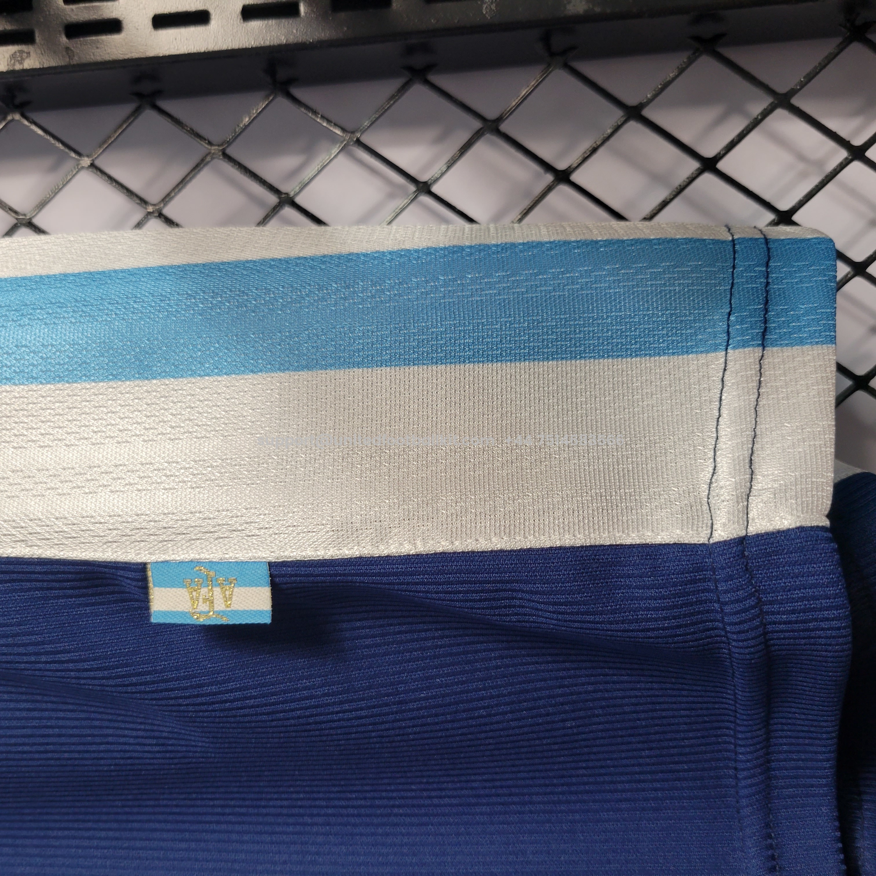 Unitedfootballkit.com | Retro Argentina 1998 Away Stadium Jersey -Customize Name, Number and Patch | Worldwide Shipping