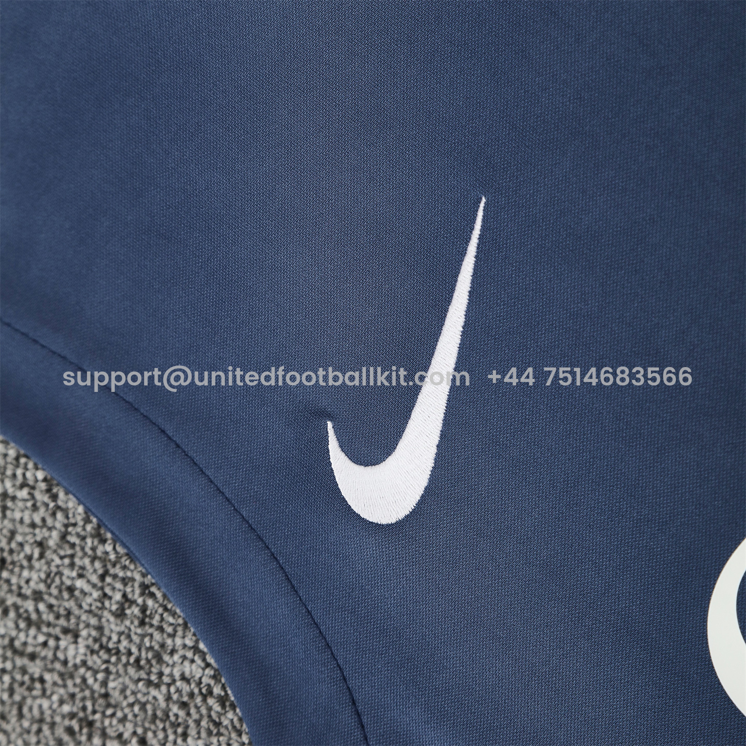 Unitedfootballkit.com | Paris Saint-Germain PSG 25-26 Vest Training Set - Deep Blue Vest & Deep Blue Shorts -Customize Name, Number and Patch | Worldwide Shipping