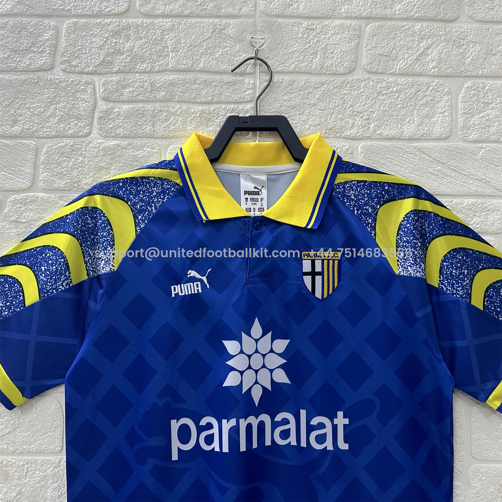 Unitedfootballkit.com | Retro Parma 1995-96 Third Jersey - Fans Version -Customize Name, Number and Patch | Worldwide Shipping
