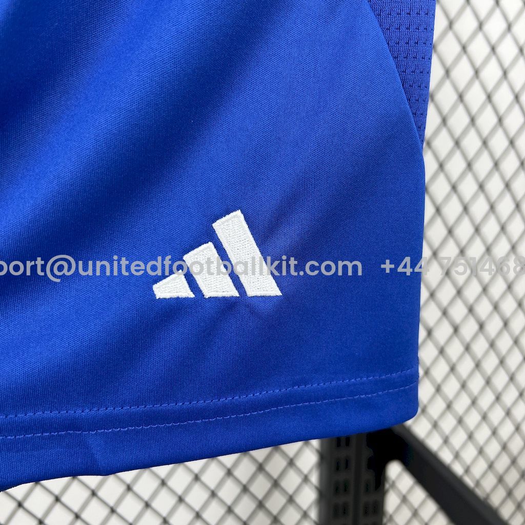 Unitedfootballkit.com | Real Zaragoza 24-25 Home Kids Kit -Customize Name, Number and Patch | Worldwide Shipping