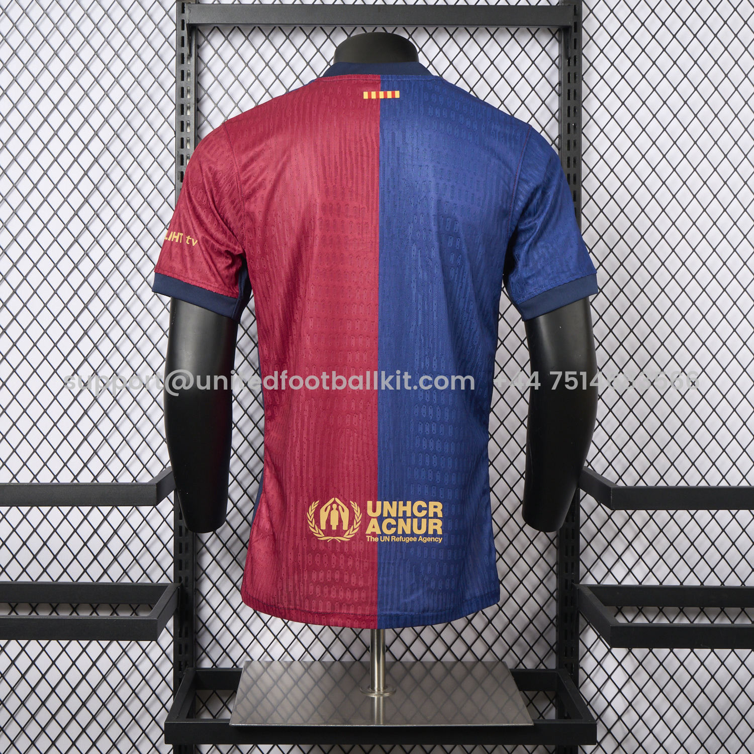 Unitedfootballkit.com | Barcelona x Travis Scott New 24-25 Home Jersey - Player Version -Customize Name, Number and Patch | Worldwide Shipping