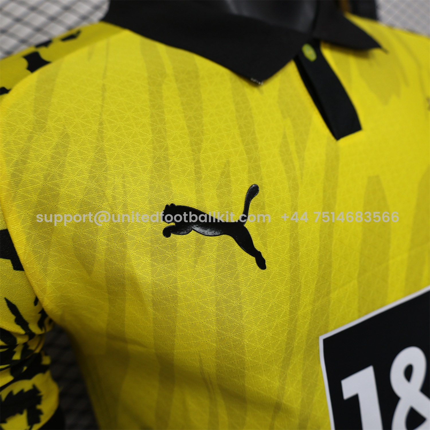 Unitedfootballkit.com | Dortmund 25-26 Yellow POLO Special Edition Jersey - Player Version -Customize Name, Number and Patch | Worldwide Shipping