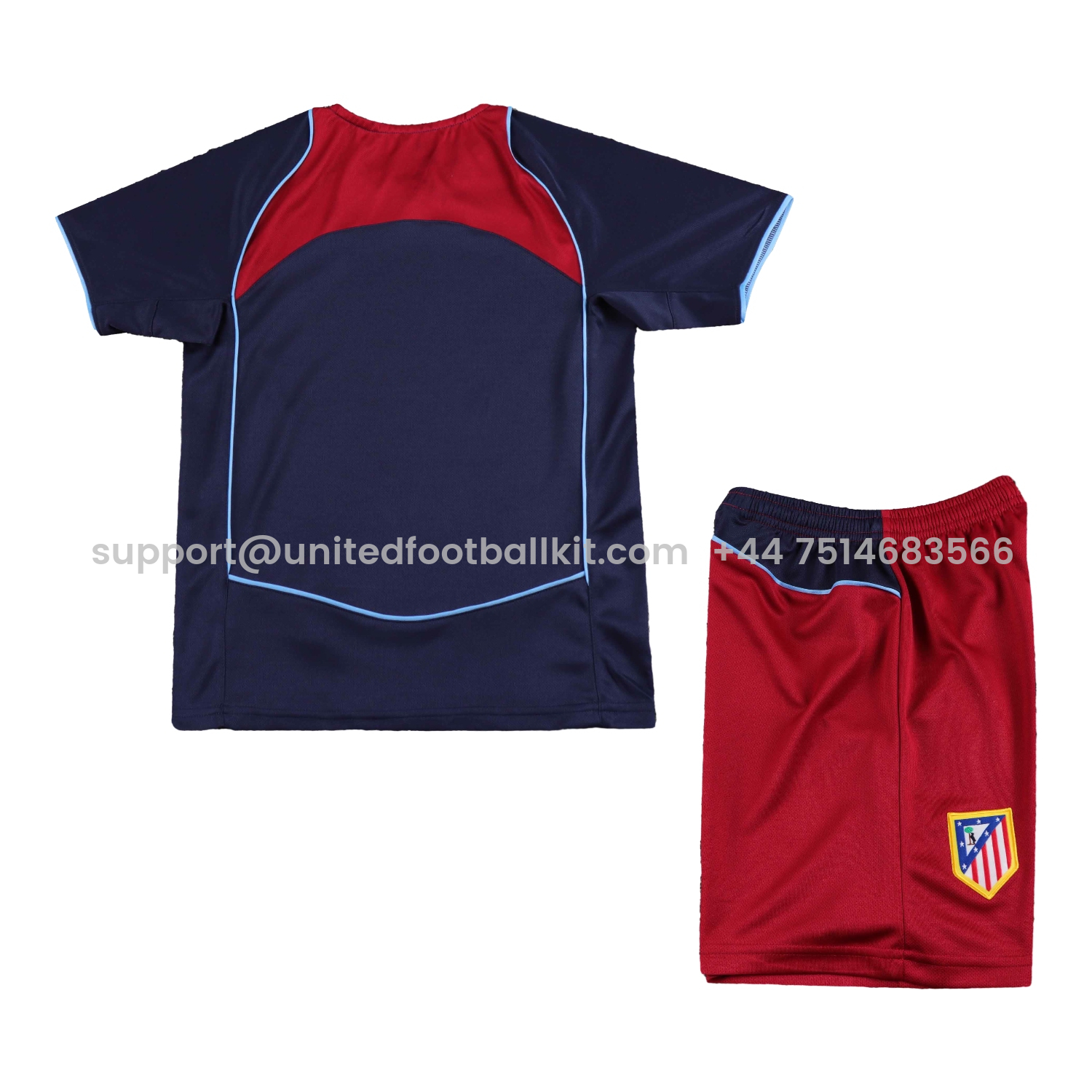 Unitedfootballkit.com | Retro Atletico Madrid 2004-05 Away S.p.i.d.e.r M.a.n Special Kids Kit -Customize Name, Number and Patch | Worldwide Shipping
