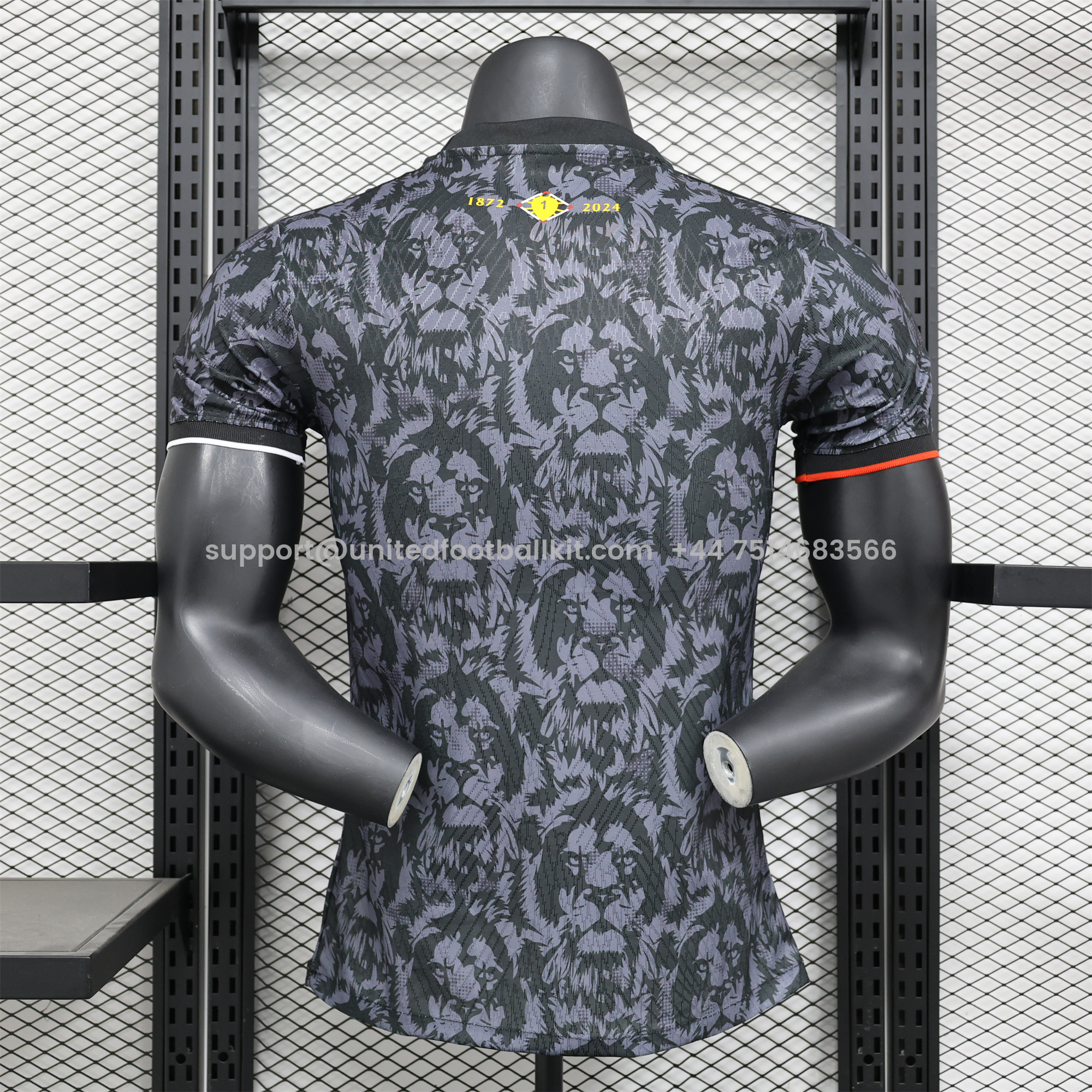 Unitedfootballkit.com | England 2024 Black The Lions Special Edition Jersey - Player Version -Customize Name, Number and Patch | Worldwide Shipping