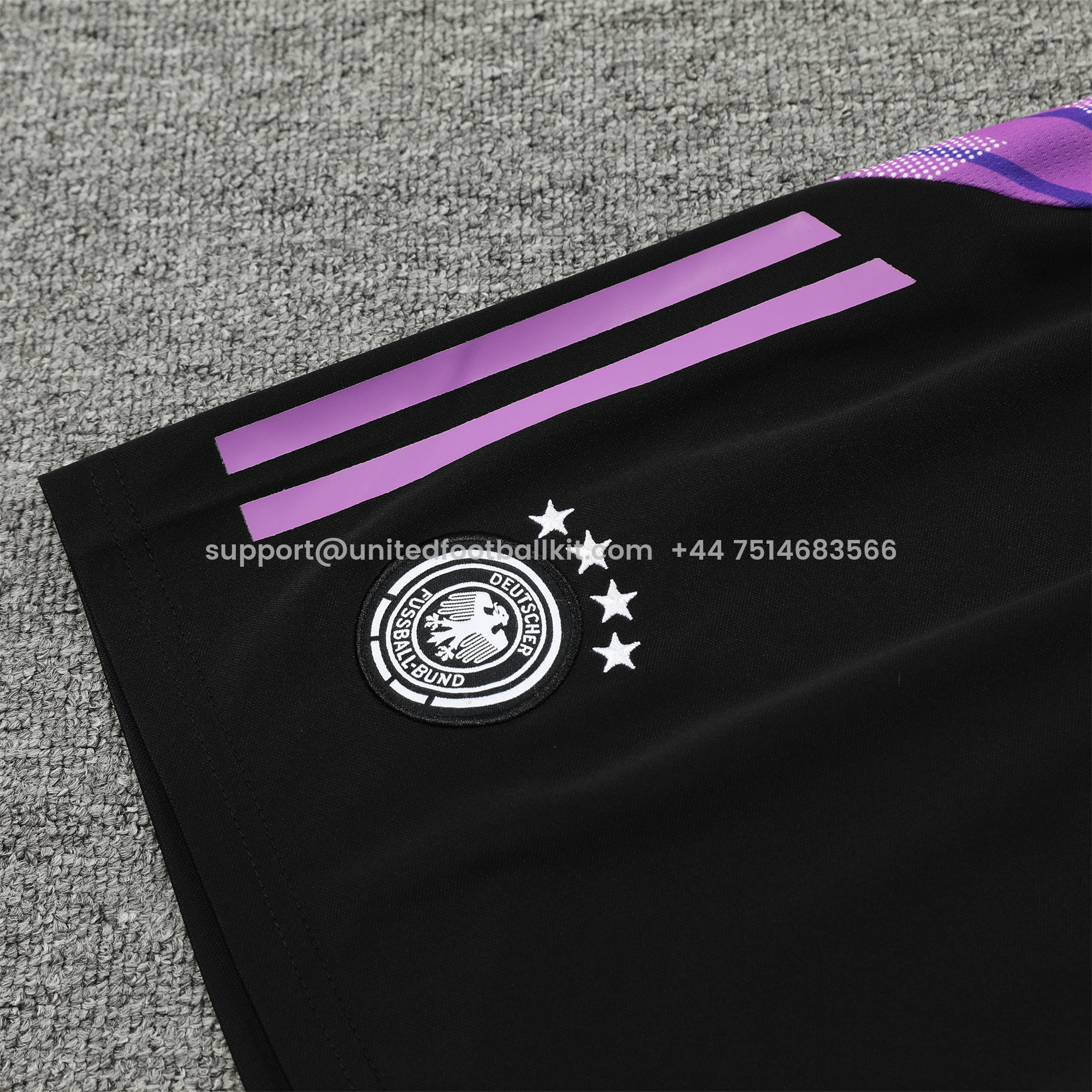 Unitedfootballkit.com | Germany 24-25 Training Vest Suit - Purple -Customize Name, Number and Patch | Worldwide Shipping