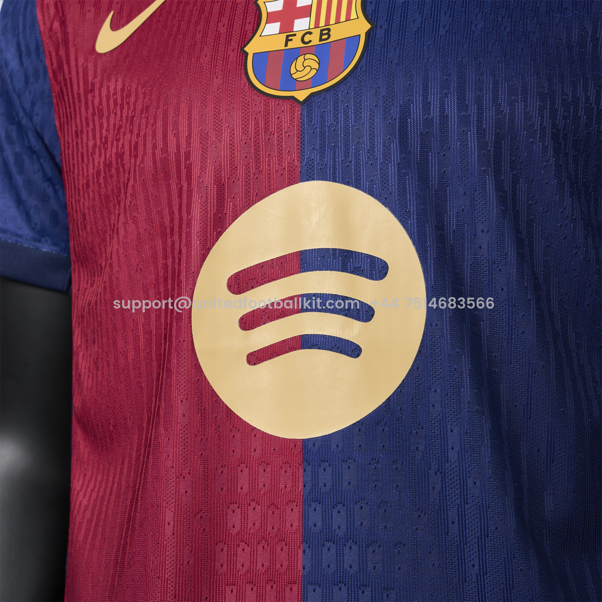 Unitedfootballkit.com | 【Copa del Rey Patch Set】Barcelona 24-25 Home Jersey - Player Version -Customize Name, Number and Patch | Worldwide Shipping