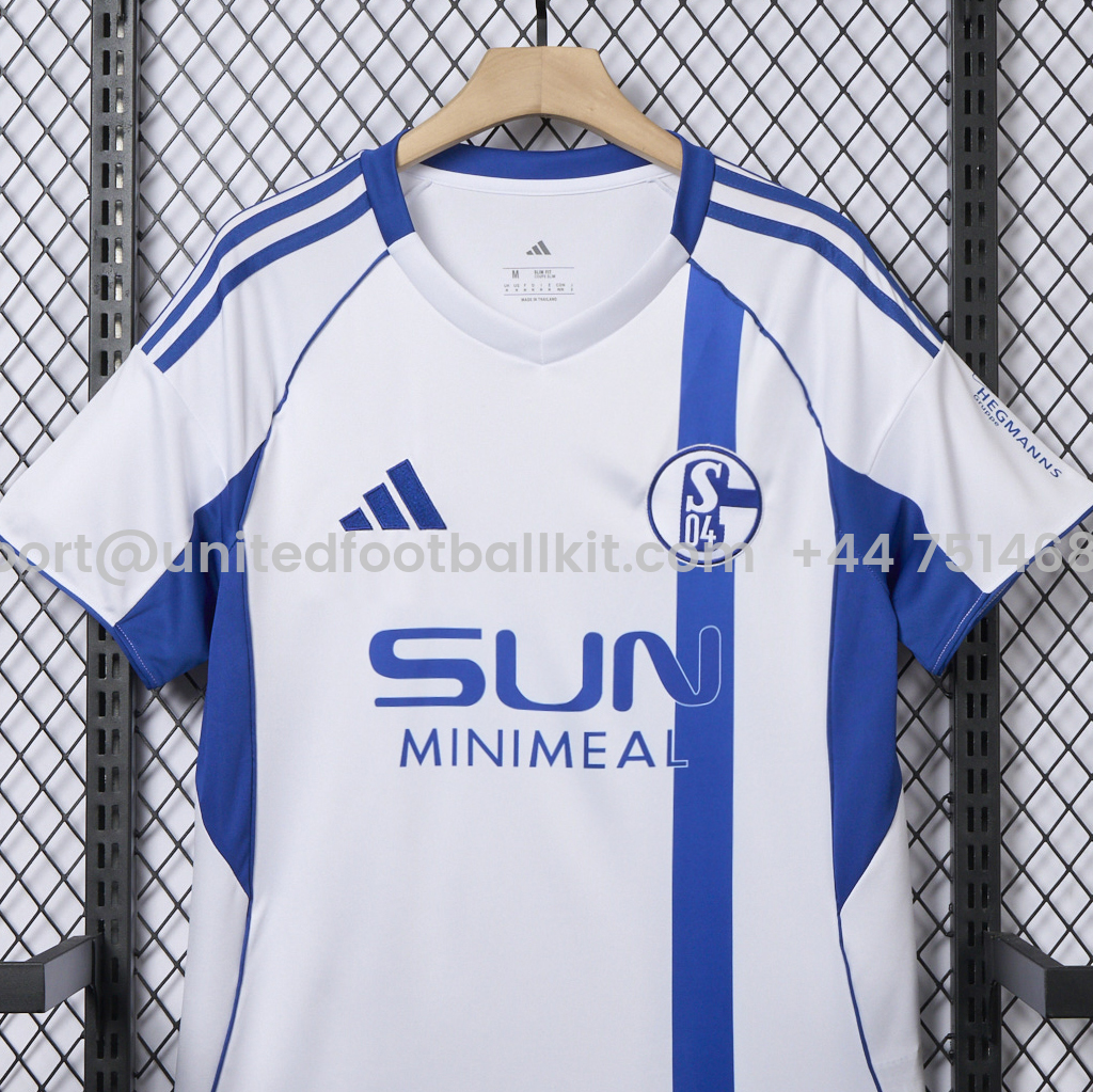 Unitedfootballkit.com | Schalke 04 25-26 Away Jersey - Fans Version -Customize Name, Number and Patch | Worldwide Shipping