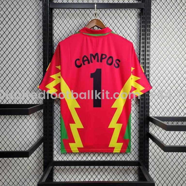 Unitedfootballkit.com | Retro Mexico 1994 Goalkeeper Red Yellow Jersey -Customize Name, Number and Patch | Worldwide Shipping