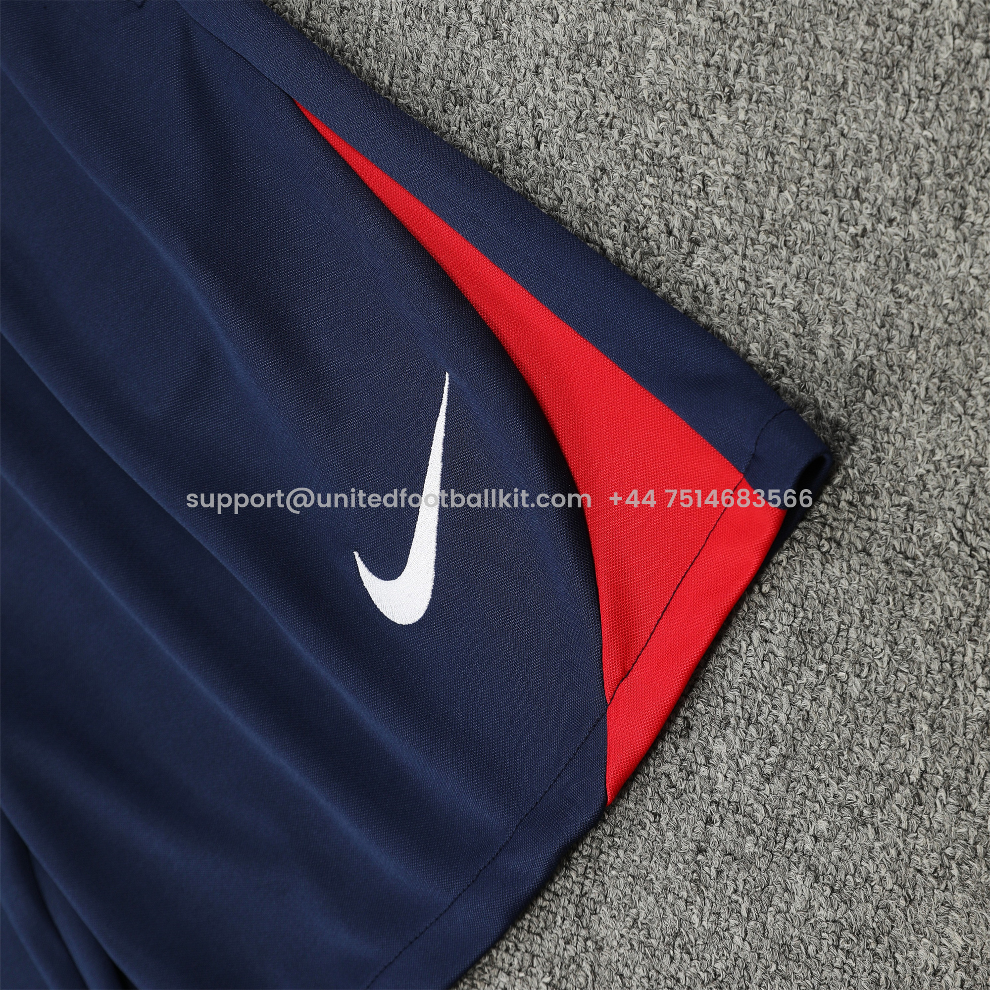 Unitedfootballkit.com | Atletico Madrid 24-25 Vest Training Set - Deep Blue -Customize Name, Number and Patch | Worldwide Shipping
