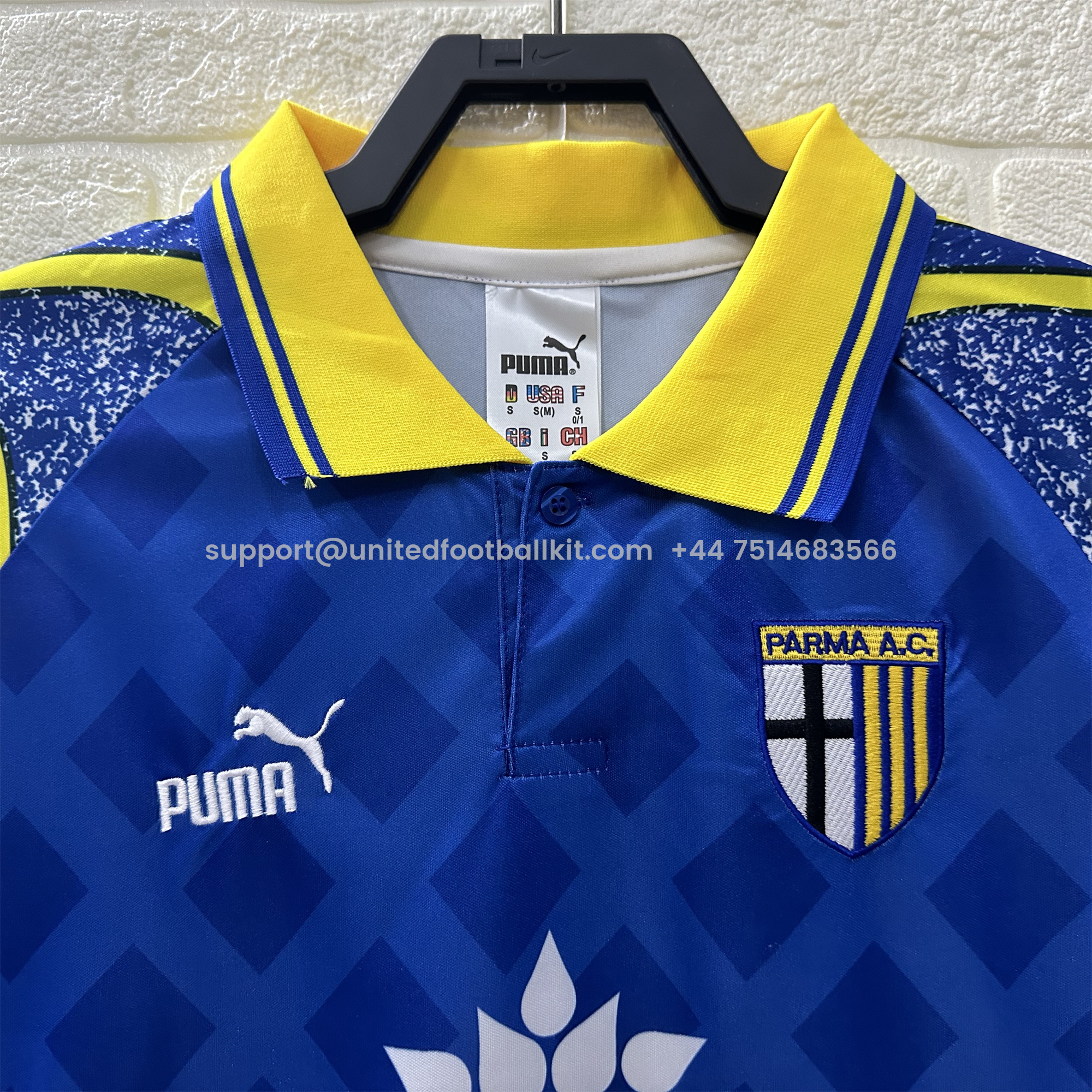 Unitedfootballkit.com | Retro Parma 1995-96 Third Jersey - Fans Version -Customize Name, Number and Patch | Worldwide Shipping