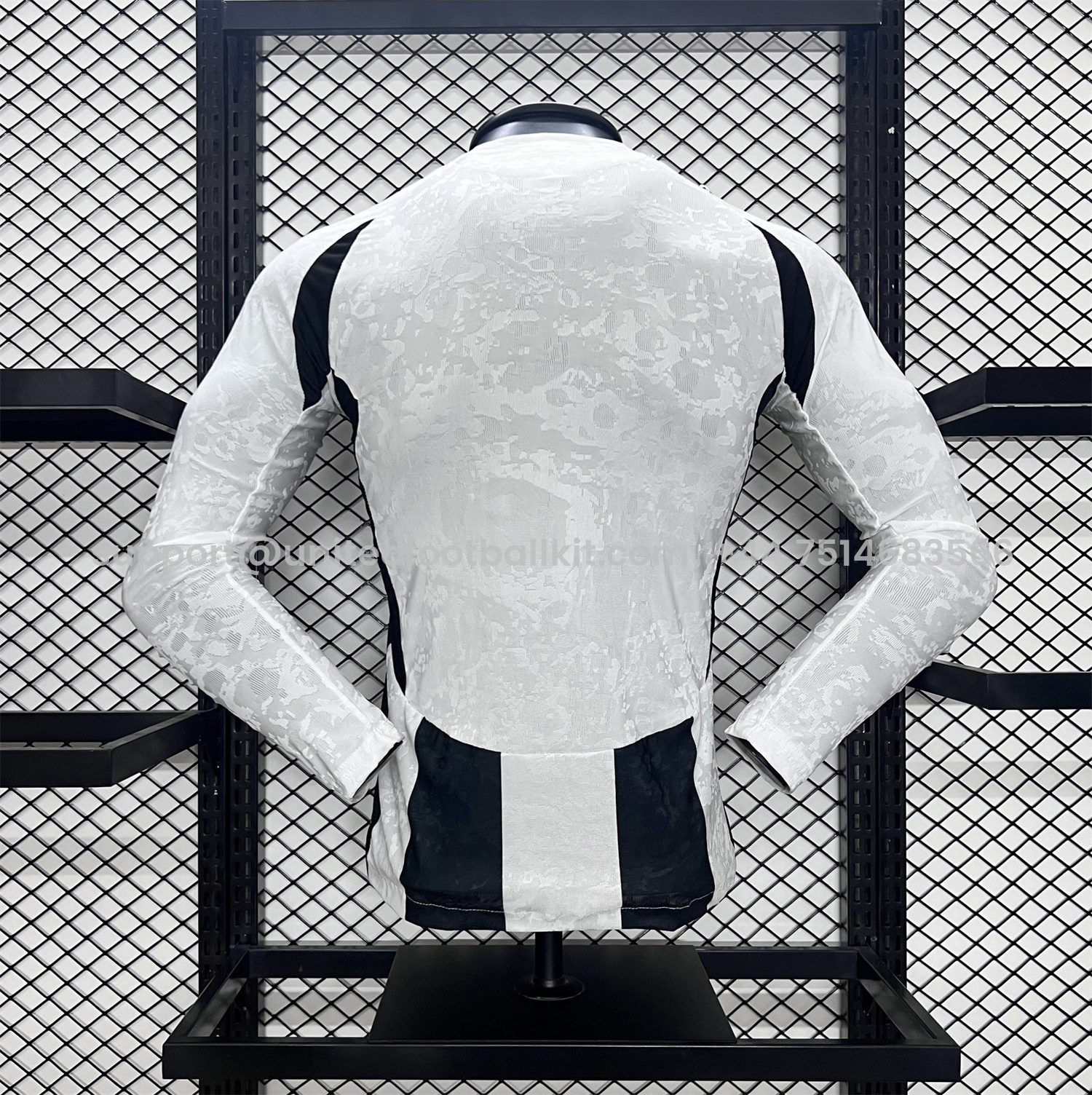 Unitedfootballkit.com | Juventus 24-25 Home Long Sleeve Jersey - Player Version -Customize Name, Number and Patch | Worldwide Shipping