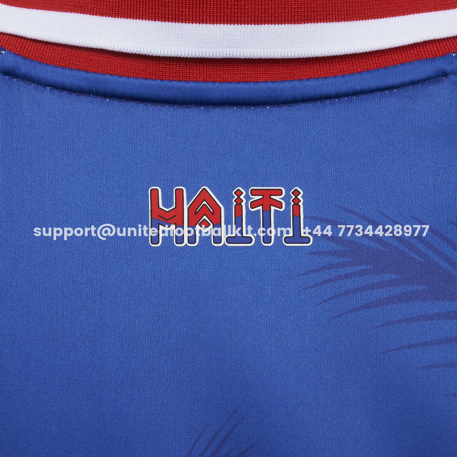 Unitedfootballkit.com | Haiti 26-27 Home Jersey - Fans Version -Customize Name, Number and Patch | Worldwide Shipping