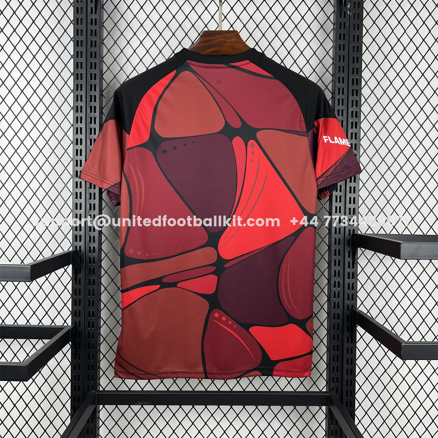 Unitedfootballkit.com | Flamengo 26-27 Red Pre-Match Jersey - Fans Version -Customize Name, Number and Patch | Worldwide Shipping