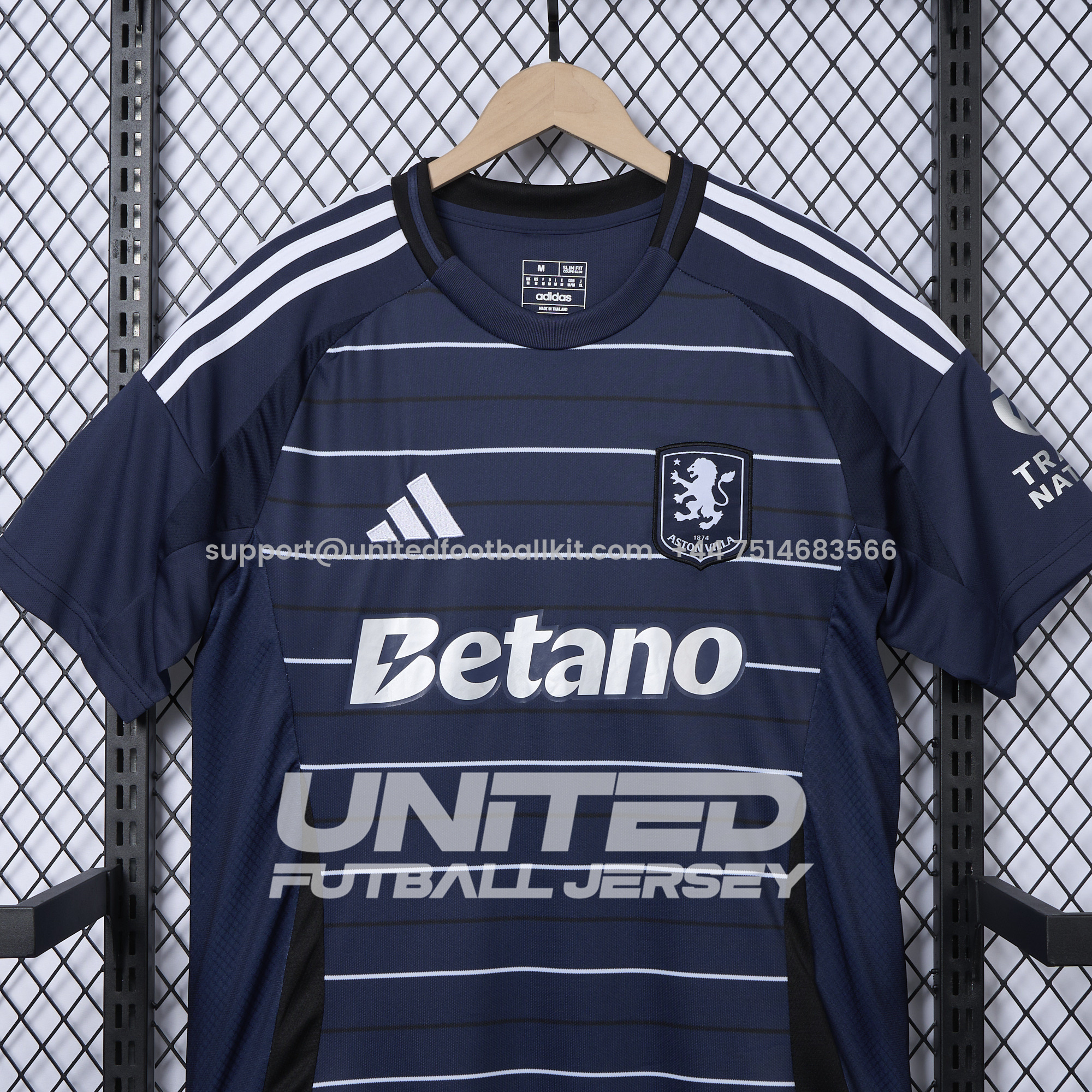 Unitedfootballkit.com | Aston Villa 24-25 Third Jersey - Fans Version -Customize Name, Number and Patch | Worldwide Shipping