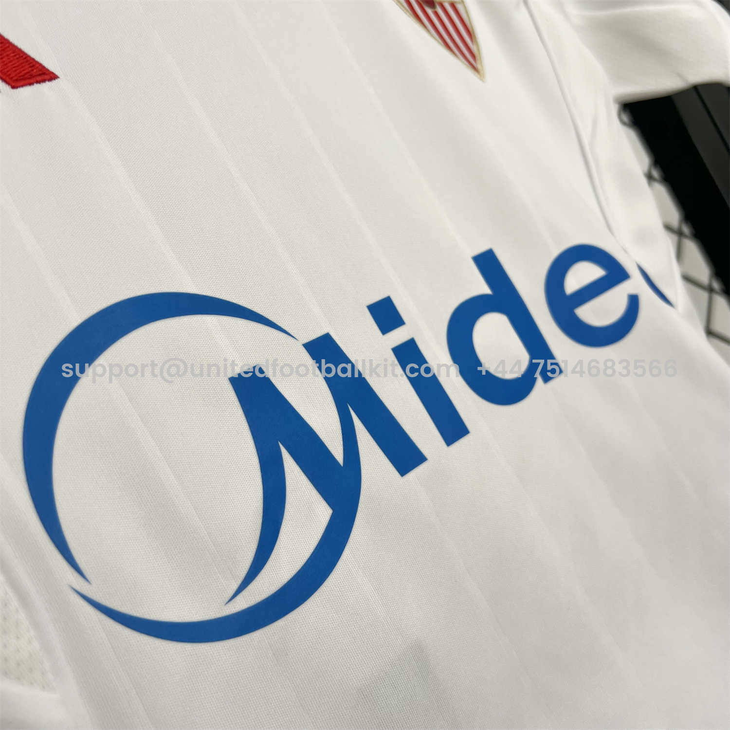 Unitedfootballkit.com | Sevilla 25-26 Home Kids Kit -Customize Name, Number and Patch | Worldwide Shipping