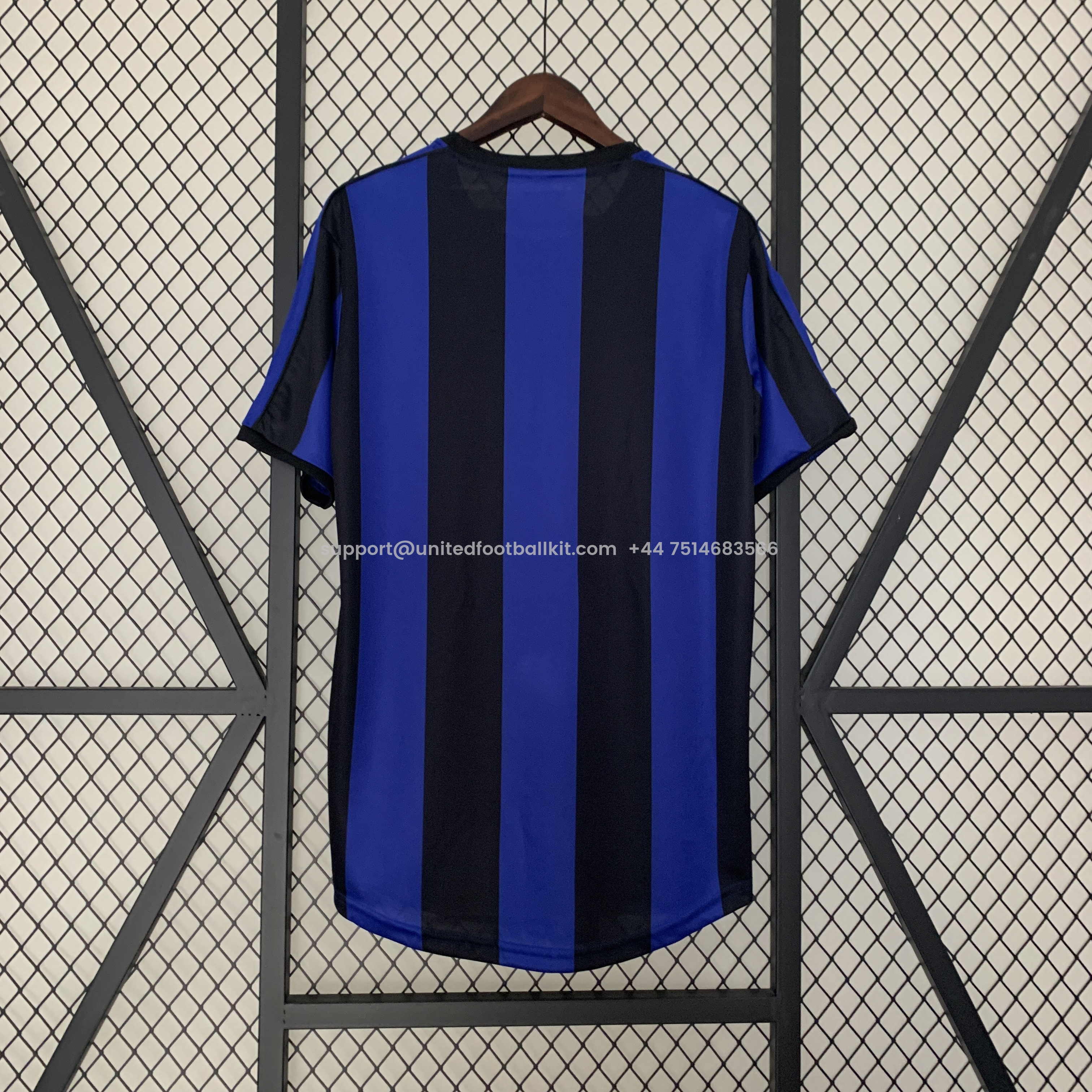 Unitedfootballkit.com | Retro Inter Milan 1999-00 Home Stadium Jersey -Customize Name, Number and Patch | Worldwide Shipping