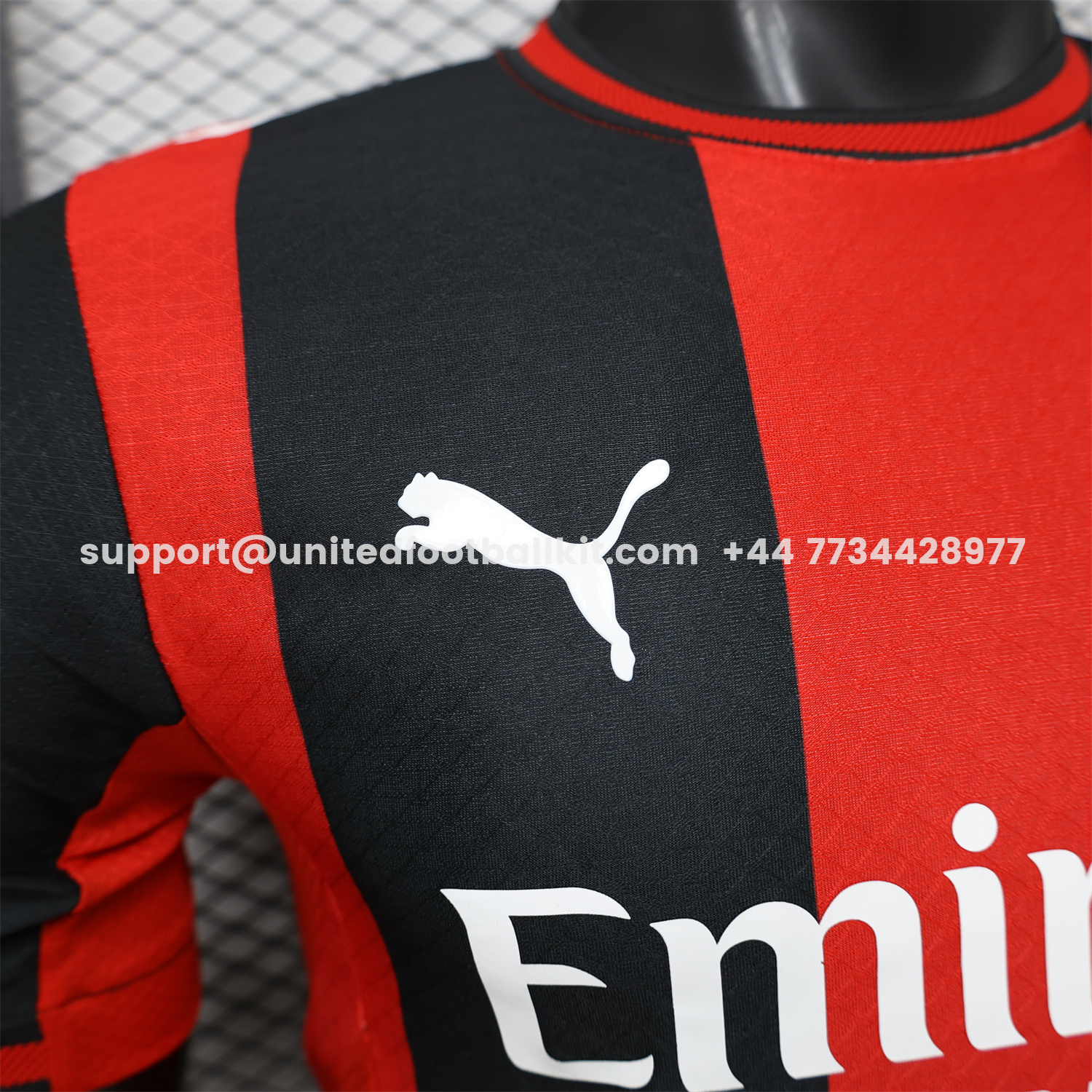Unitedfootballkit.com | AC Milan 26-27 Home Jersey - Player Version -Customize Name, Number and Patch | Worldwide Shipping