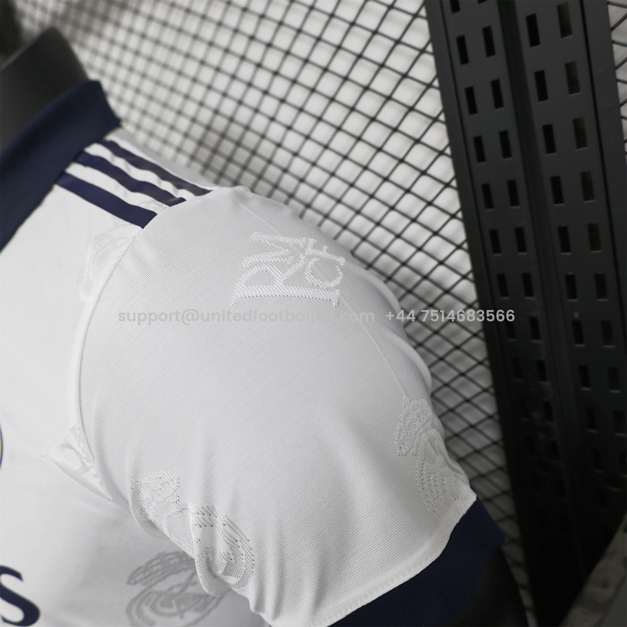 Unitedfootballkit.com | Real Madrid 24-25 White LOGO Special Edition Jersey - Player Version -Customize Name, Number and Patch | Worldwide Shipping