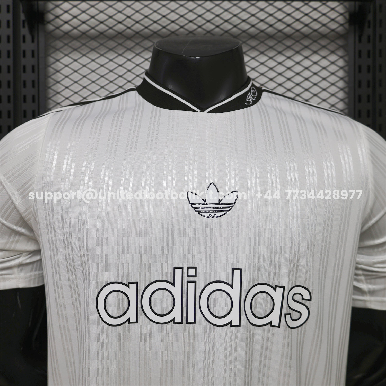 Unitedfootballkit.com | Adidas 26-27 Terrace Icon Retro Casual Style White Jersey - Player Version -Customize Name, Number and Patch | Worldwide Shipping