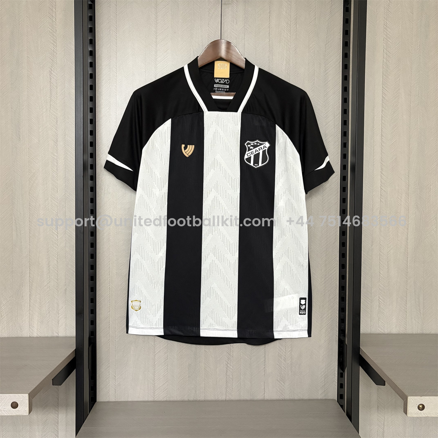 Unitedfootballkit.com | Ceará 25-26 Home Jersey - Fans Version -Customize Name, Number and Patch | Worldwide Shipping