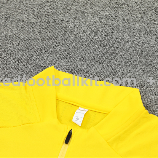 Unitedfootballkit.com | Dortmund 24-25 Long Sleeve Training Set - Yellow -Customize Name, Number and Patch | Worldwide Shipping