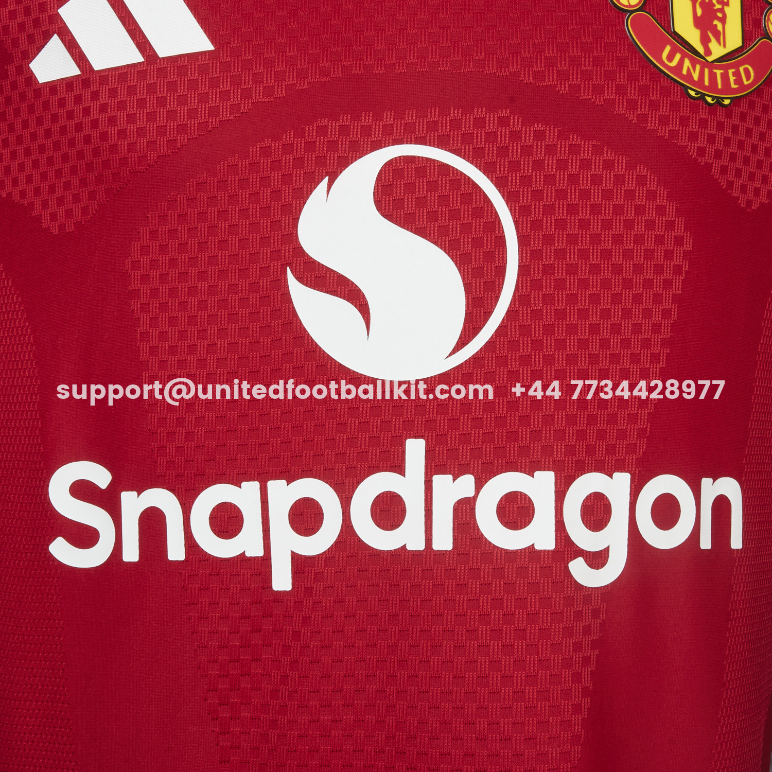 Unitedfootballkit.com | Manchester United 26-27 Home Red Jersey - Player Version -Customize Name, Number and Patch | Worldwide Shipping