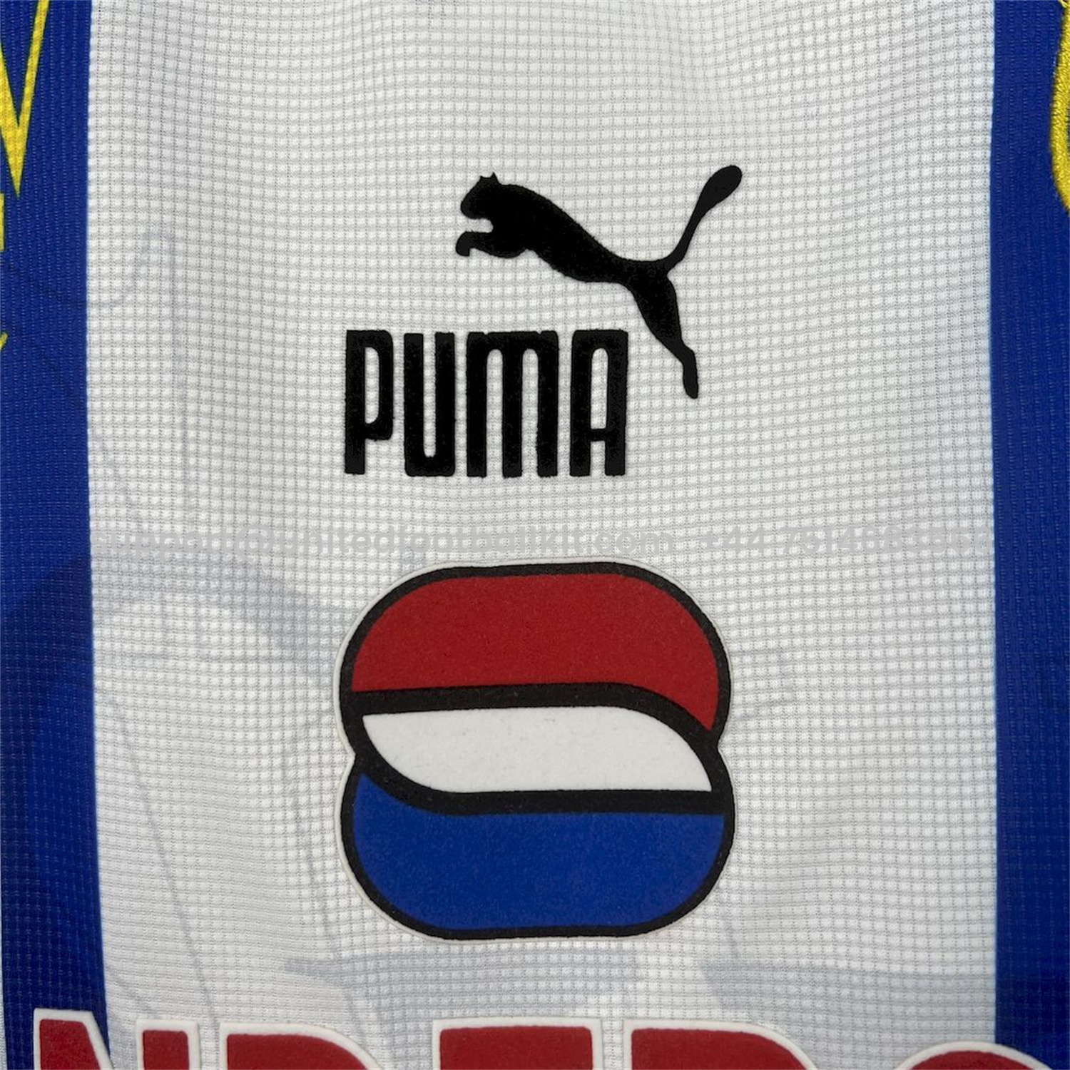 Unitedfootballkit.com | Retro Sheffield Wednesday 1996-97 Home Jersey -Customize Name, Number and Patch | Worldwide Shipping