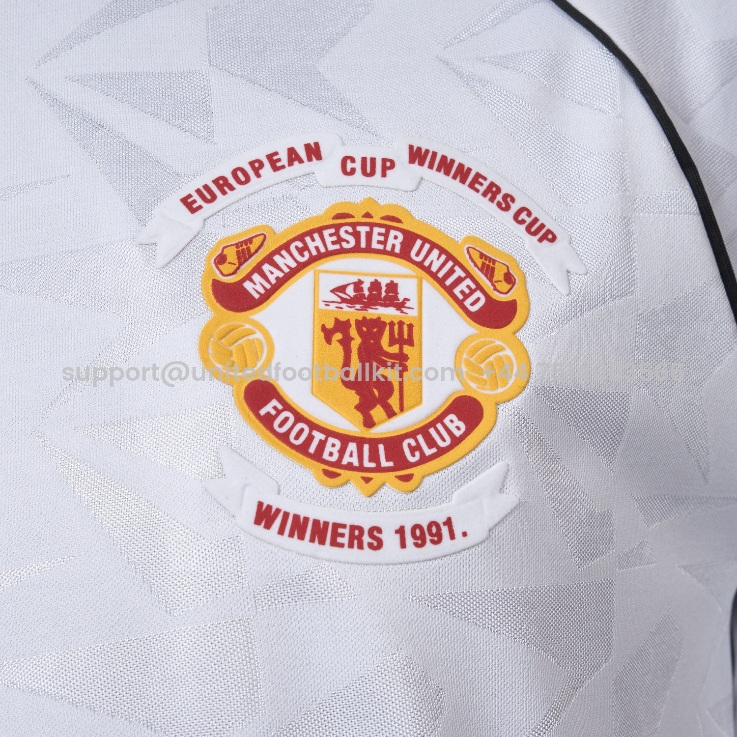 Unitedfootballkit.com | Retro Manchester United 1991 Third Remake Jersey - European Cup Winners' Cup Winners - Player Version -Customize Name, Number and Patch | Worldwide Shipping