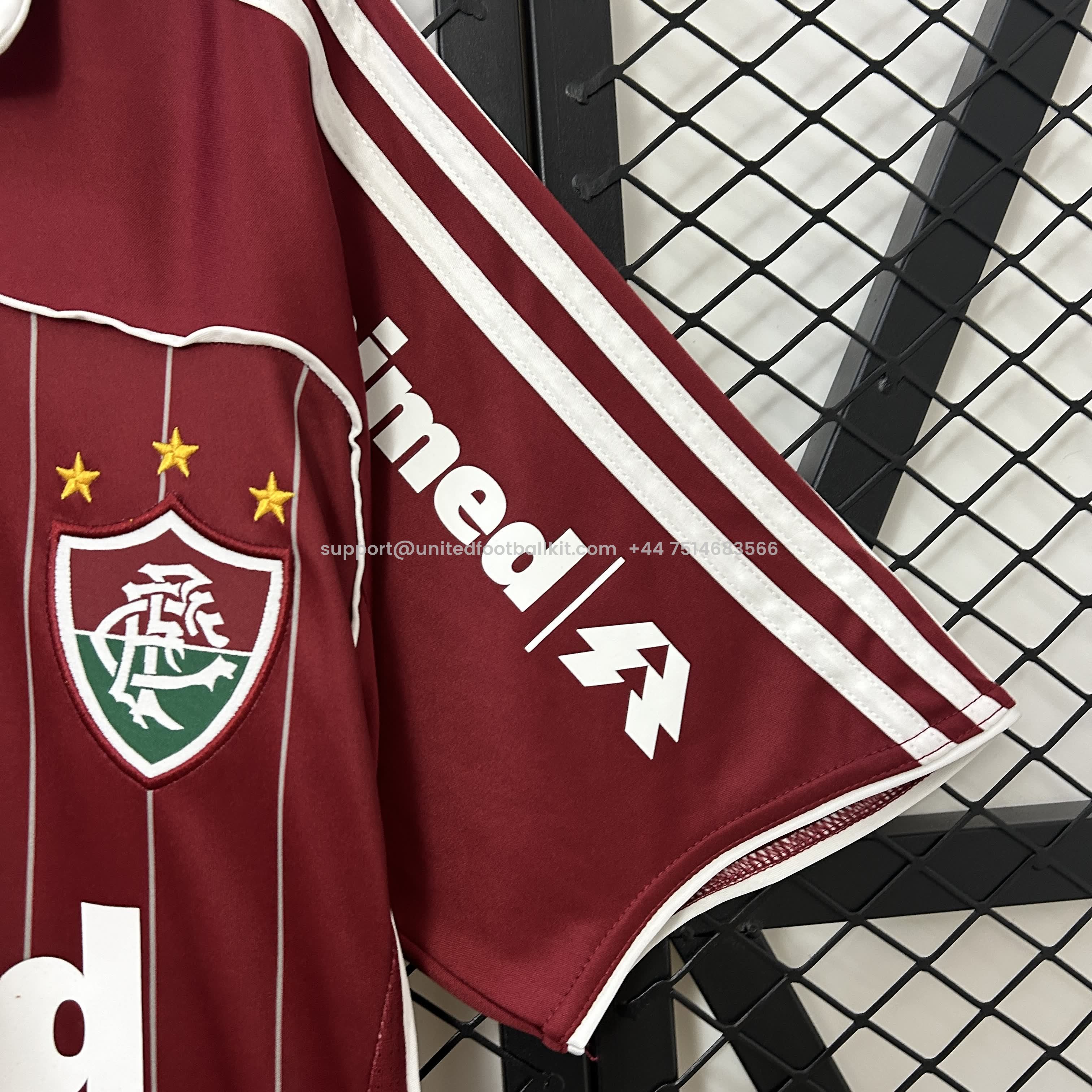 Unitedfootballkit.com | Retro Fluminense 2007-08 Third Jersey -Customize Name, Number and Patch | Worldwide Shipping