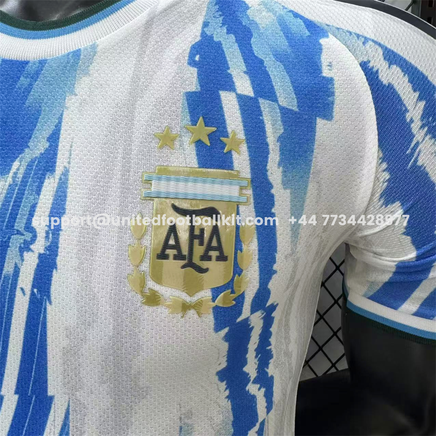 Unitedfootballkit.com | Argentina 2026 Blue And White Twill Special Jersey - Player Version -Customize Name, Number and Patch | Worldwide Shipping