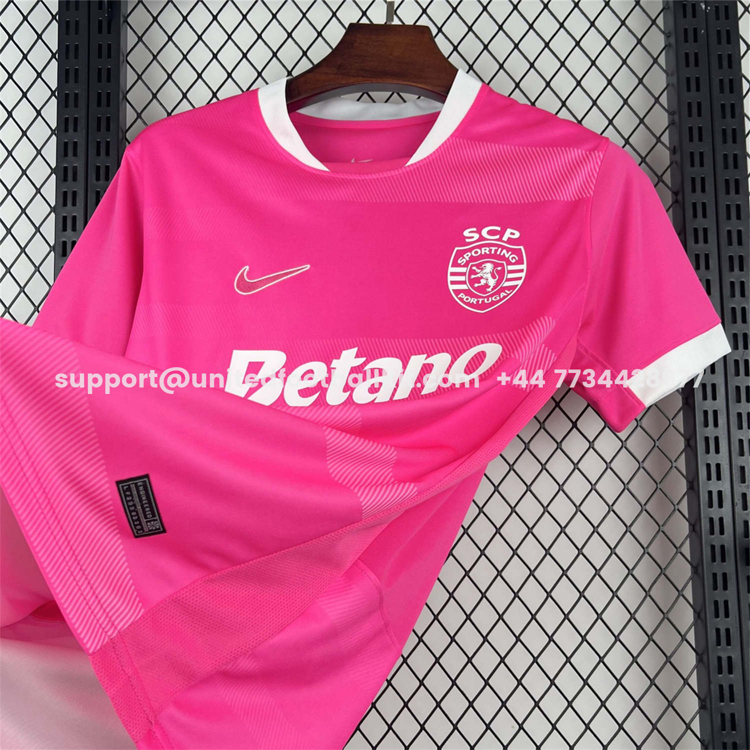 Unitedfootballkit.com | Sporting CP 26-27 Pink October Jersey - Fans Version -Customize Name, Number and Patch | Worldwide Shipping