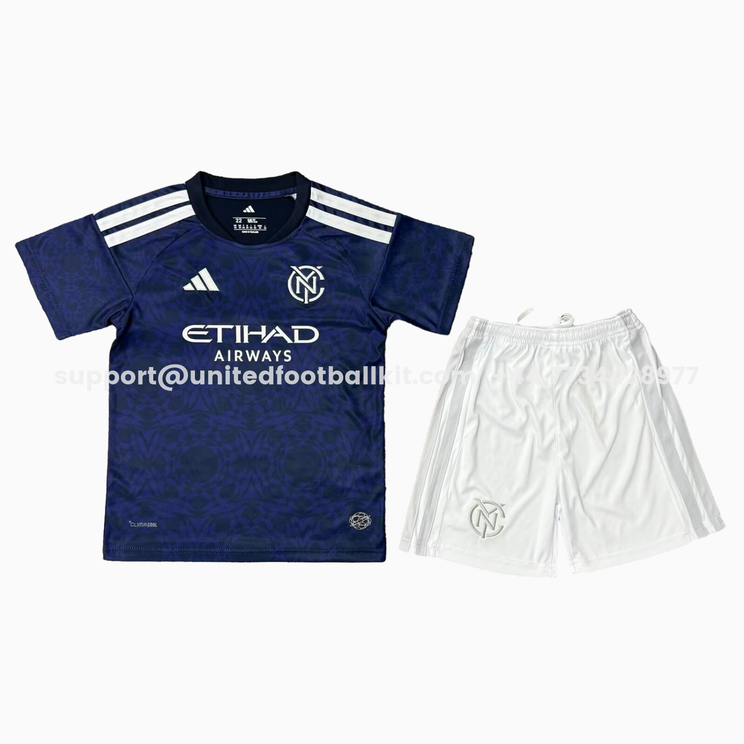 Unitedfootballkit.com | New York City 2026 Home Kids Kit -Customize Name, Number and Patch | Worldwide Shipping