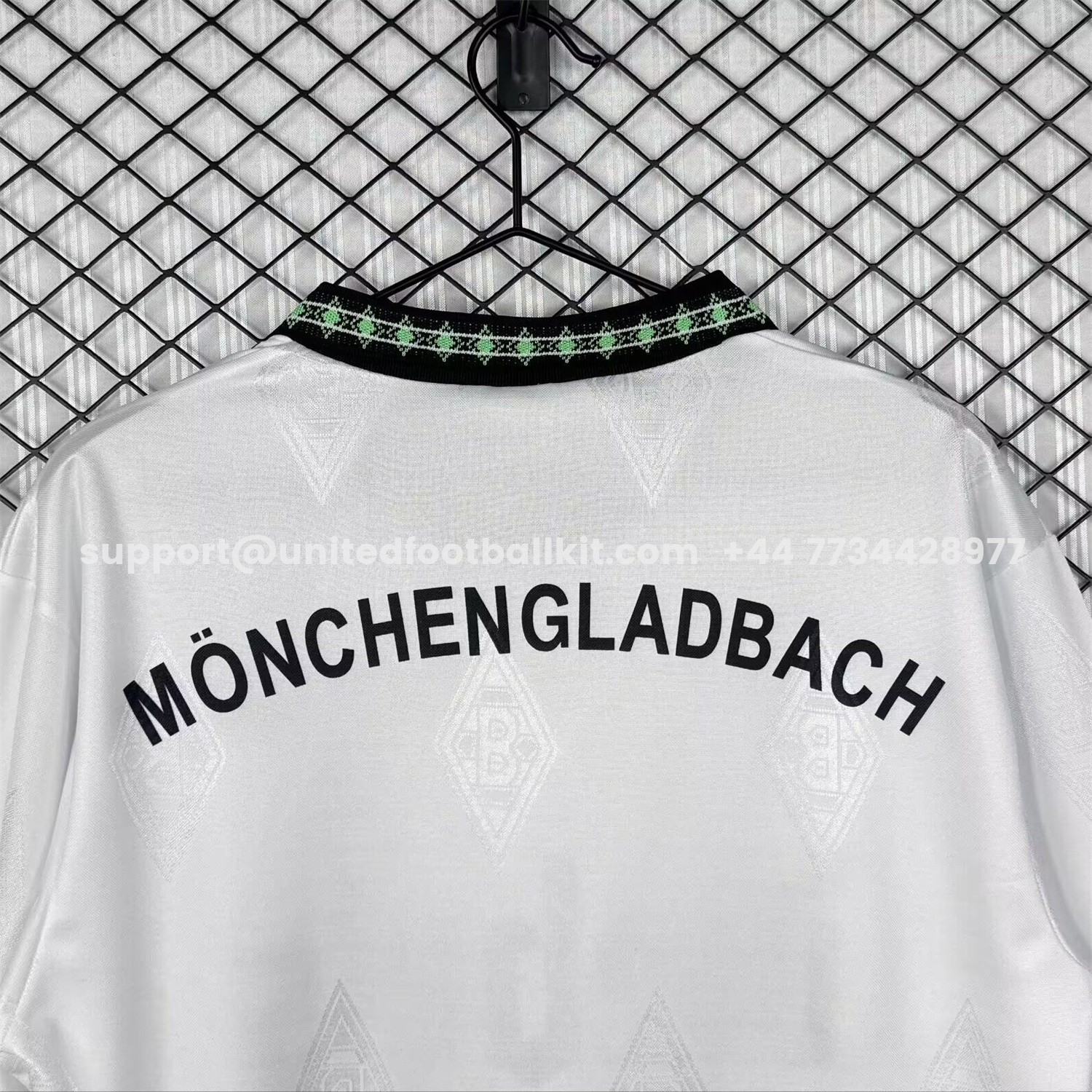 Unitedfootballkit.com | Retro Borussia Mönchengladbach 1995-96 Home Long Sleeves Jersey -Customize Name, Number and Patch | Worldwide Shipping