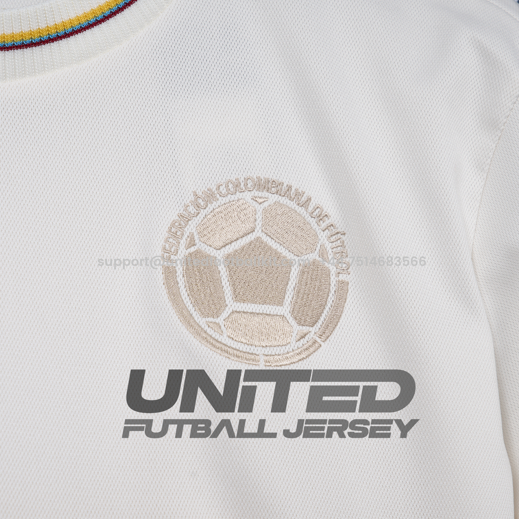 Unitedfootballkit.com | Colombia 2024 100th Anniversary Jersey - Fans Version -Customize Name, Number and Patch | Worldwide Shipping