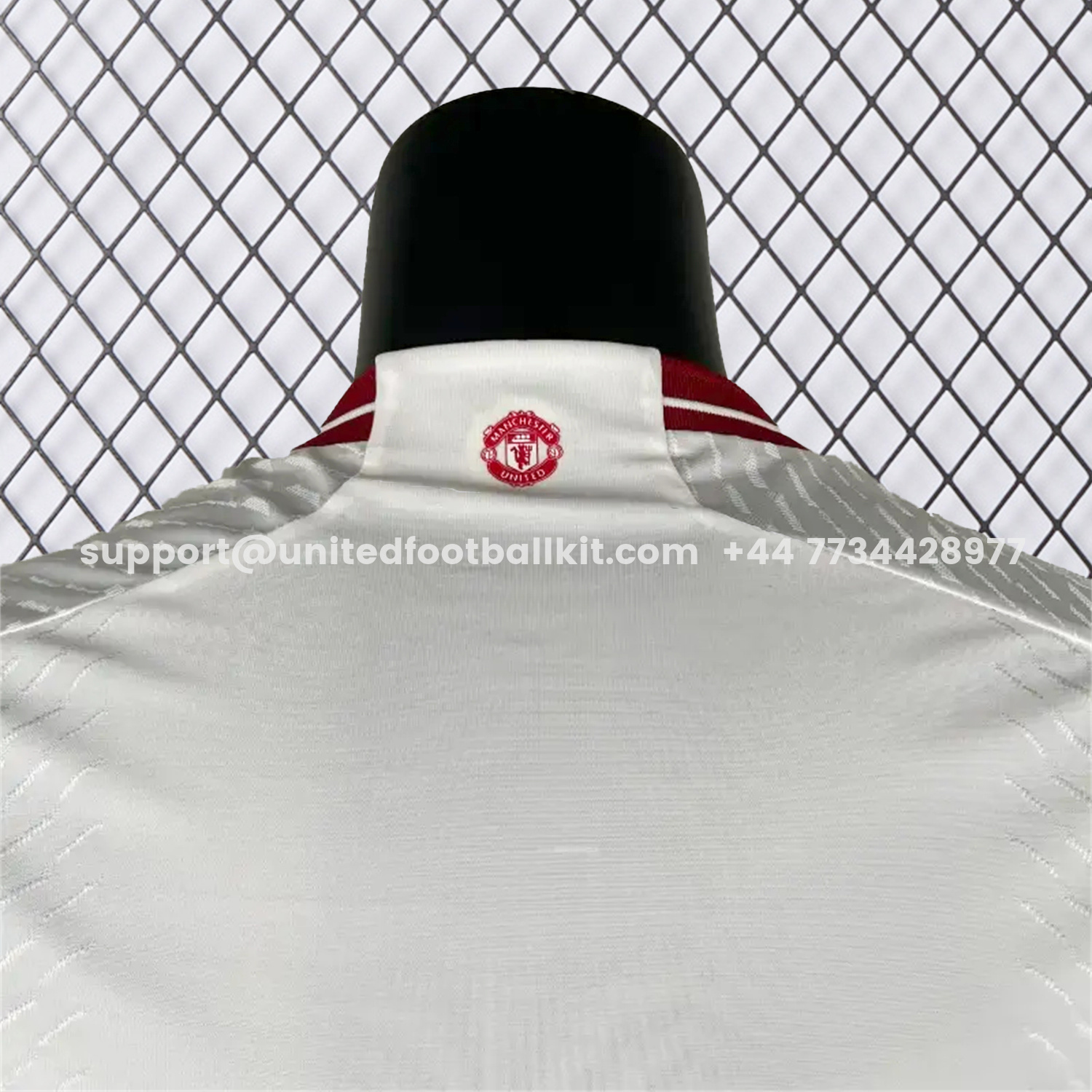Unitedfootballkit.com | Retro Manchester United 2023-24 Away White Jersey - Player Version -Customize Name, Number and Patch | Worldwide Shipping