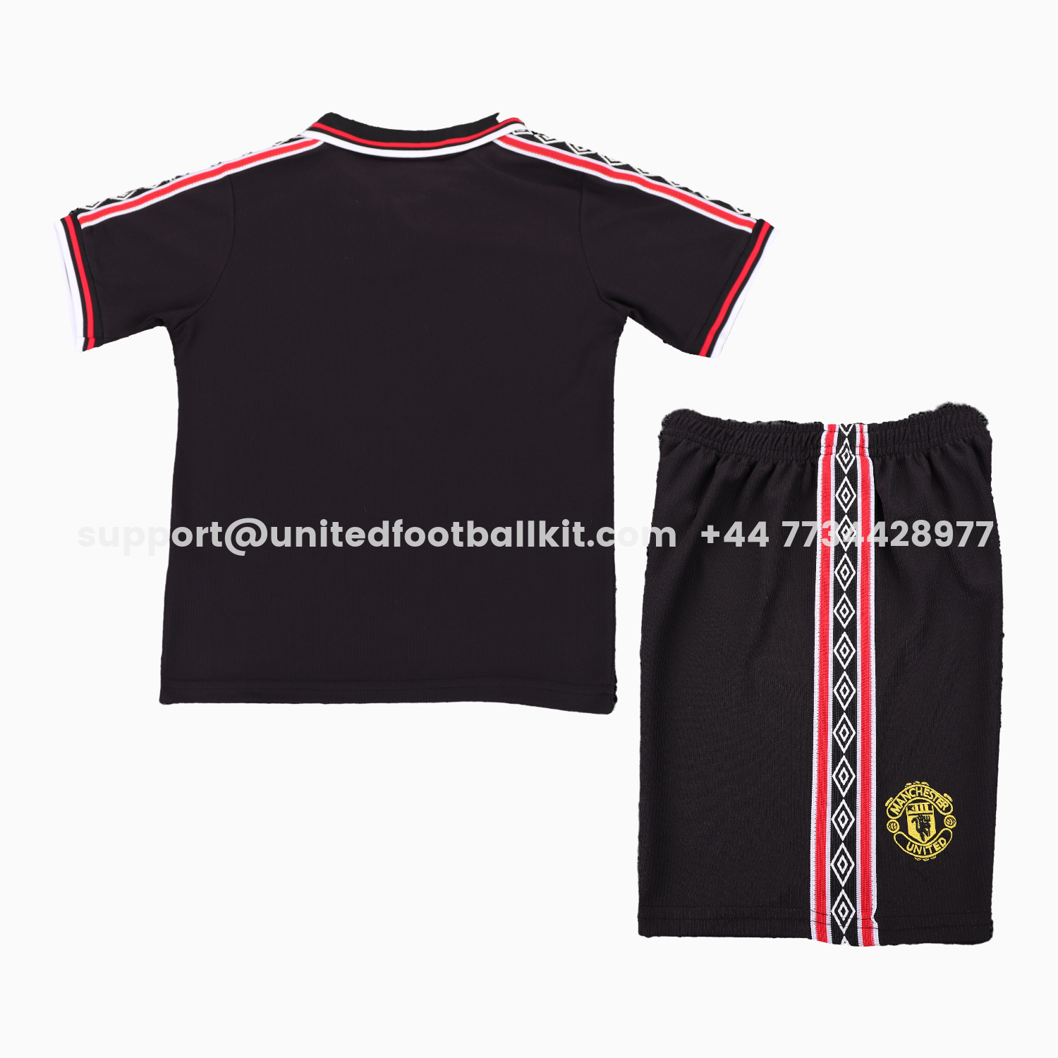 Unitedfootballkit.com | Retro Manchester United 1998-99 Away Kids Kit -Customize Name, Number and Patch | Worldwide Shipping