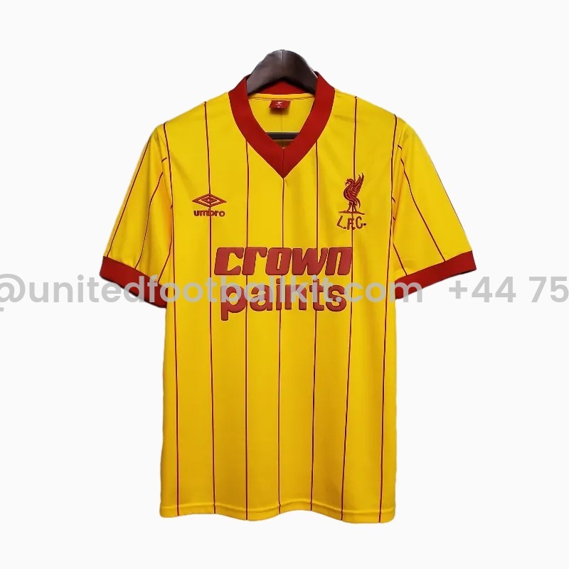 Unitedfootballkit.com | Retro Liver.pool 1982-84 Away Stadium Jersey -Customize Name, Number and Patch | Worldwide Shipping
