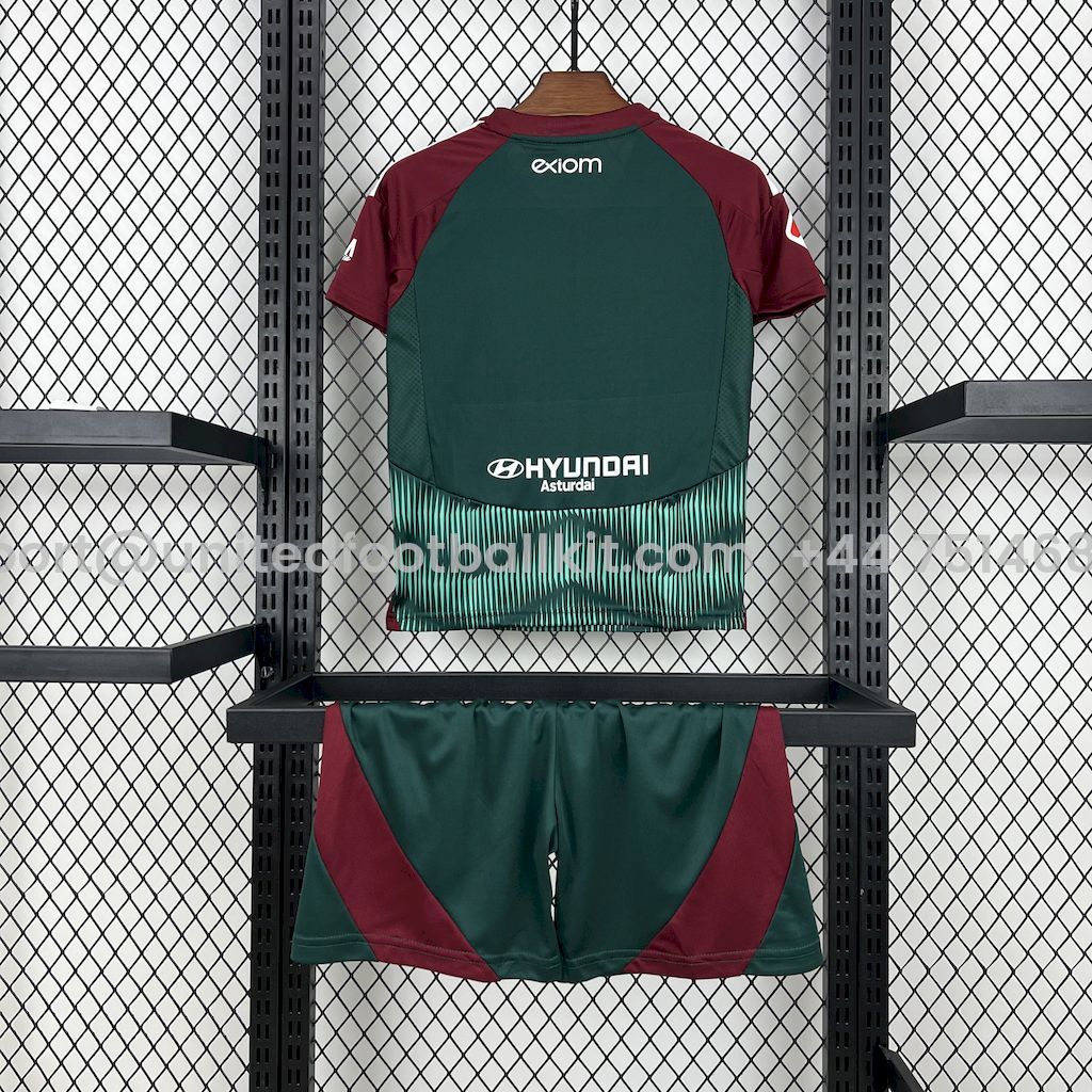 Unitedfootballkit.com | Real Oviedo 24-25 Third Kids Kit -Customize Name, Number and Patch | Worldwide Shipping