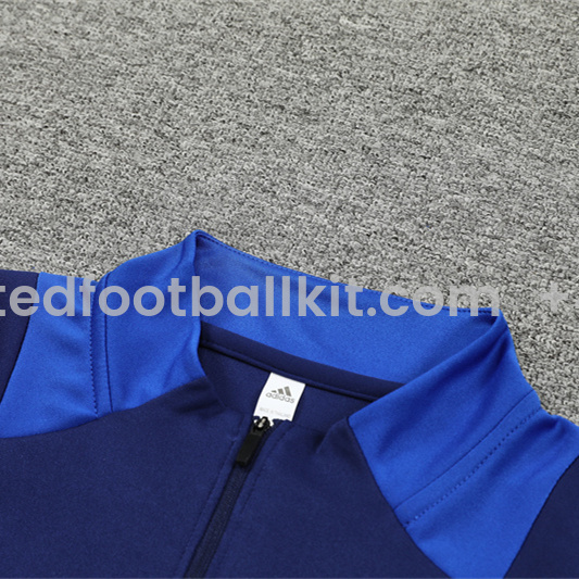 Unitedfootballkit.com | Al Nassr Riyadh Victory 24-25 Long Sleeve Training Set - Royal Blue -Customize Name, Number and Patch | Worldwide Shipping