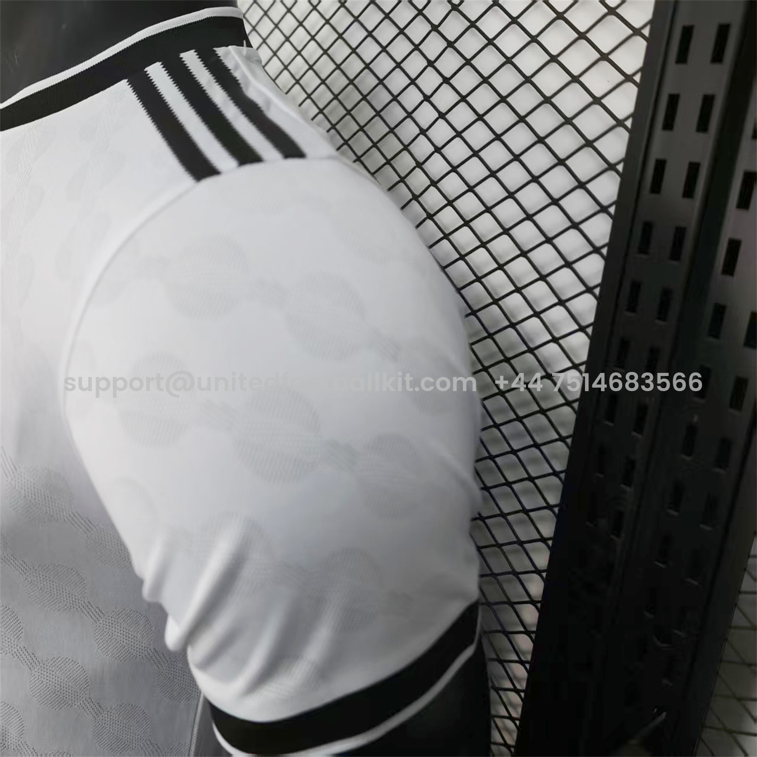 Unitedfootballkit.com | Real Madrid 25-26 Polka Dots White Jersey - Player Version -Customize Name, Number and Patch | Worldwide Shipping