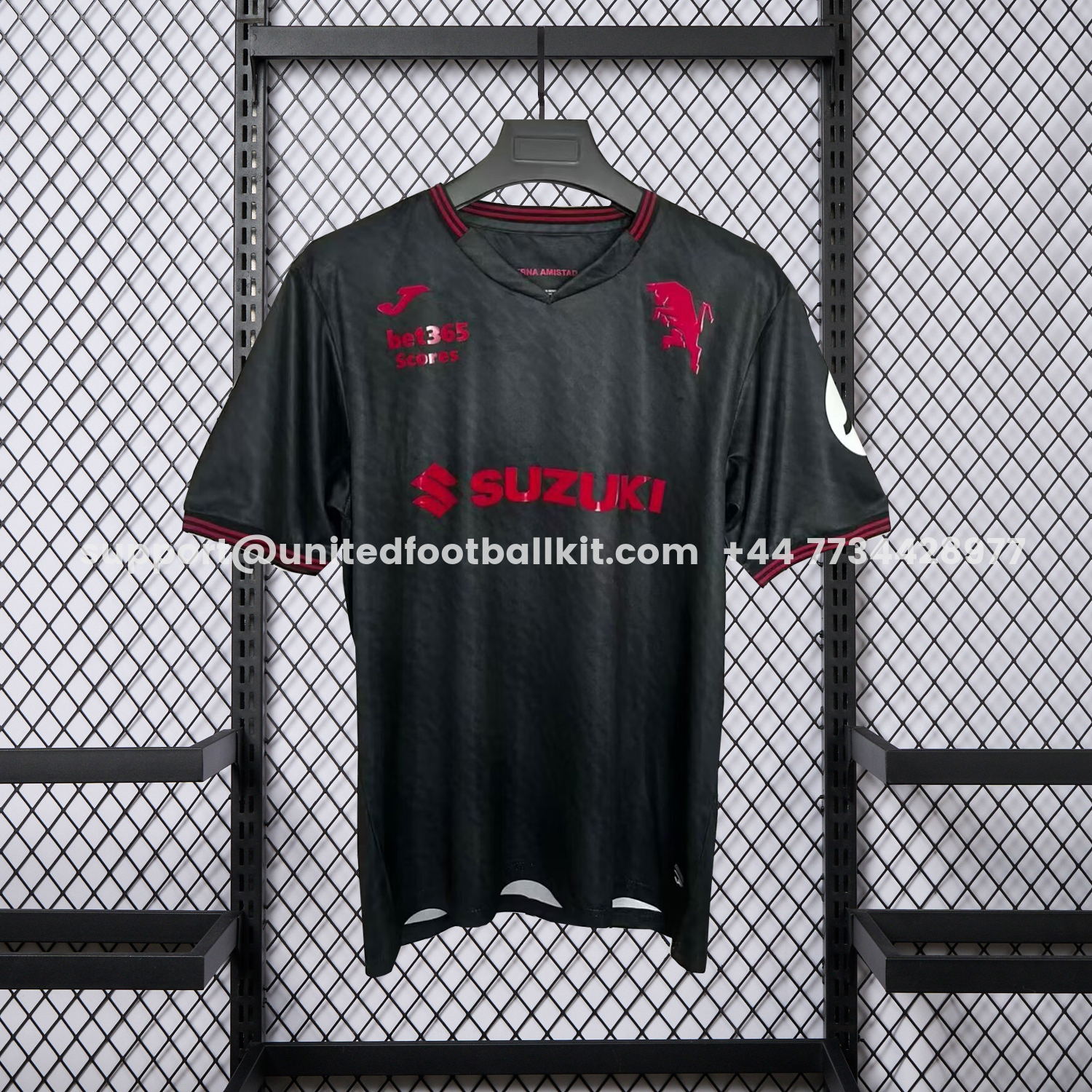 Unitedfootballkit.com | Torino 25-26 120th Anniversary Black Special Jersey - Fans Version -Customize Name, Number and Patch | Worldwide Shipping