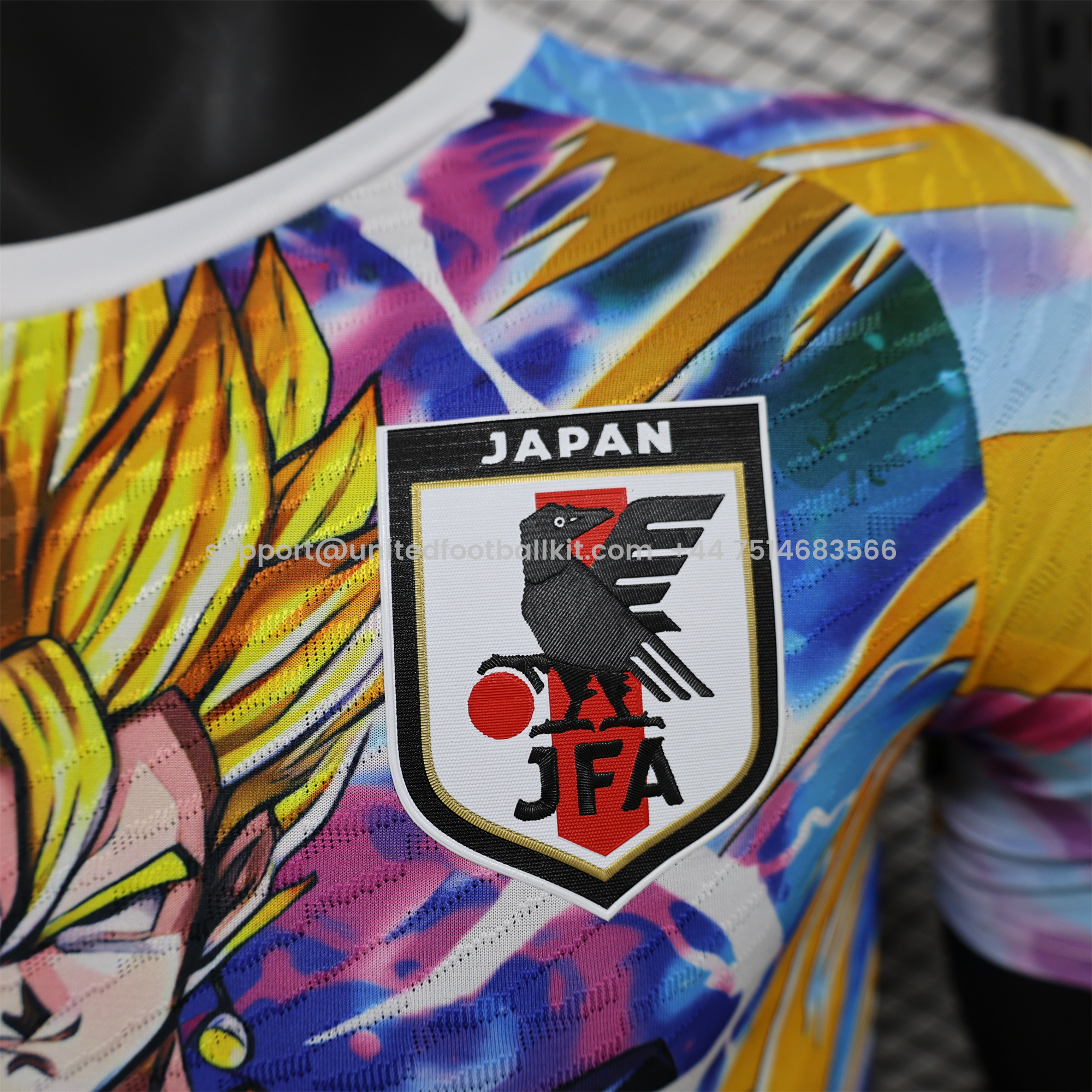 Unitedfootballkit.com | Japan 2024 Gogeta Speical Edition Jersey - Player Version -Customize Name, Number and Patch | Worldwide Shipping