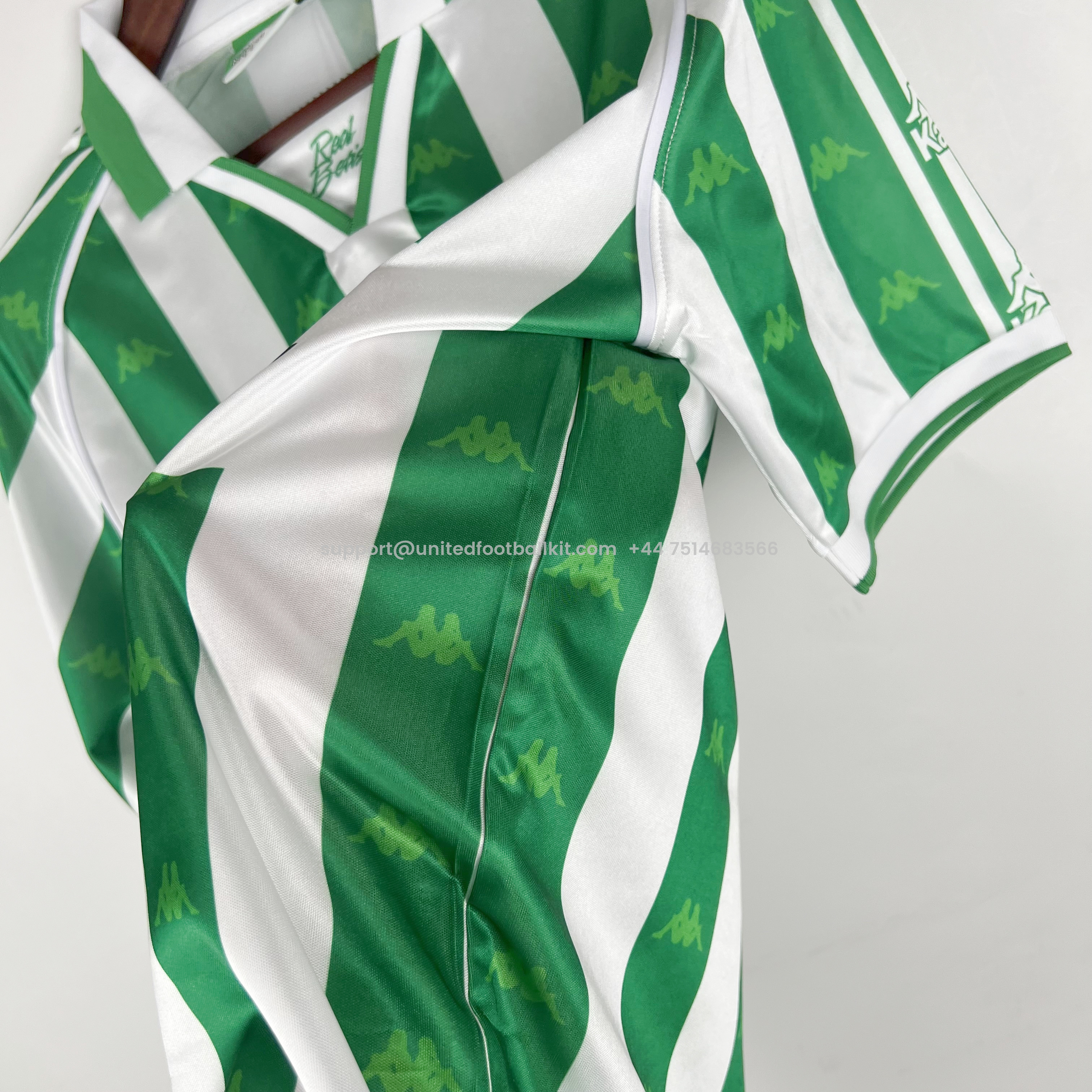 Unitedfootballkit.com | Retro Real Betis 1995-97 Home Stadium Jersey -Customize Name, Number and Patch | Worldwide Shipping