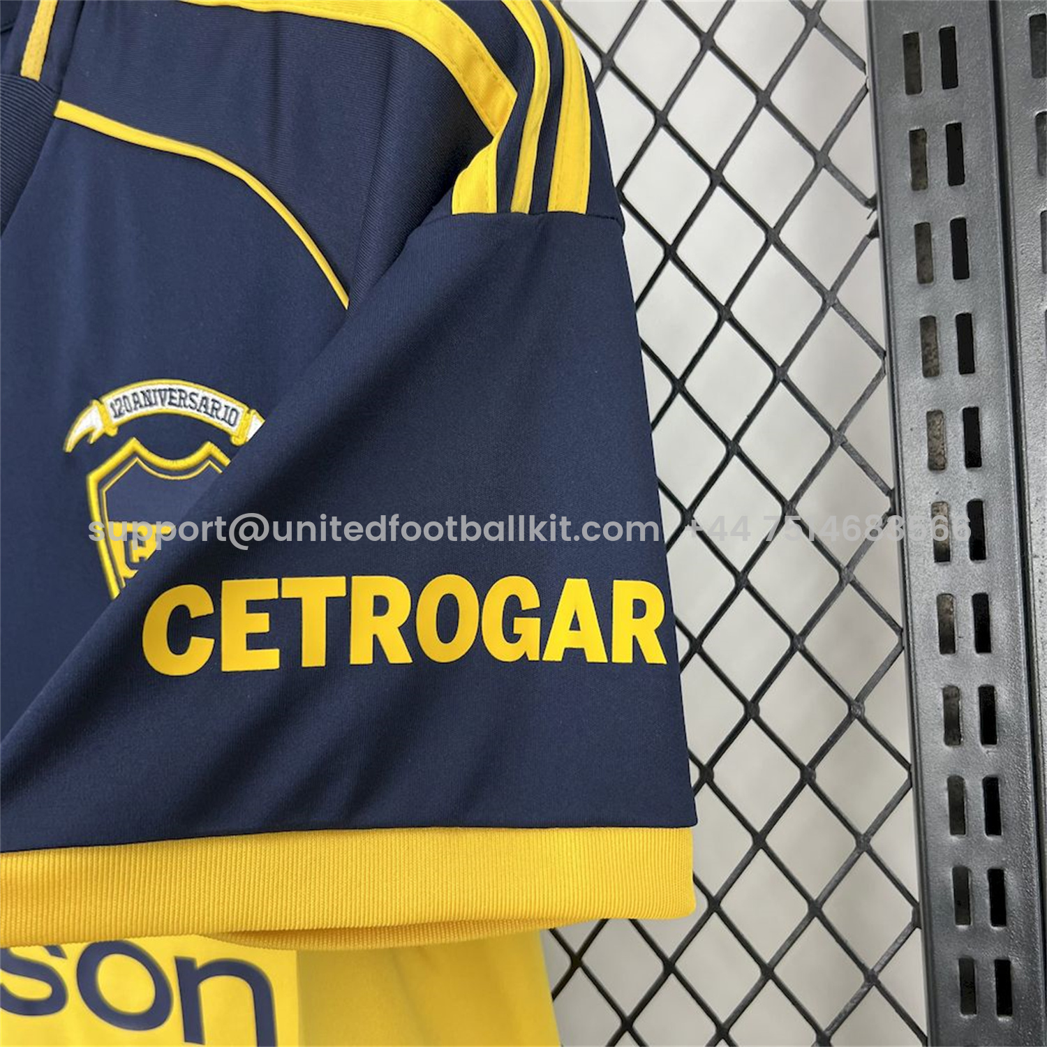 Unitedfootballkit.com | Boca Juniors 25-26 Home 120th Anniversary Jersey - Fans Version -Customize Name, Number and Patch | Worldwide Shipping